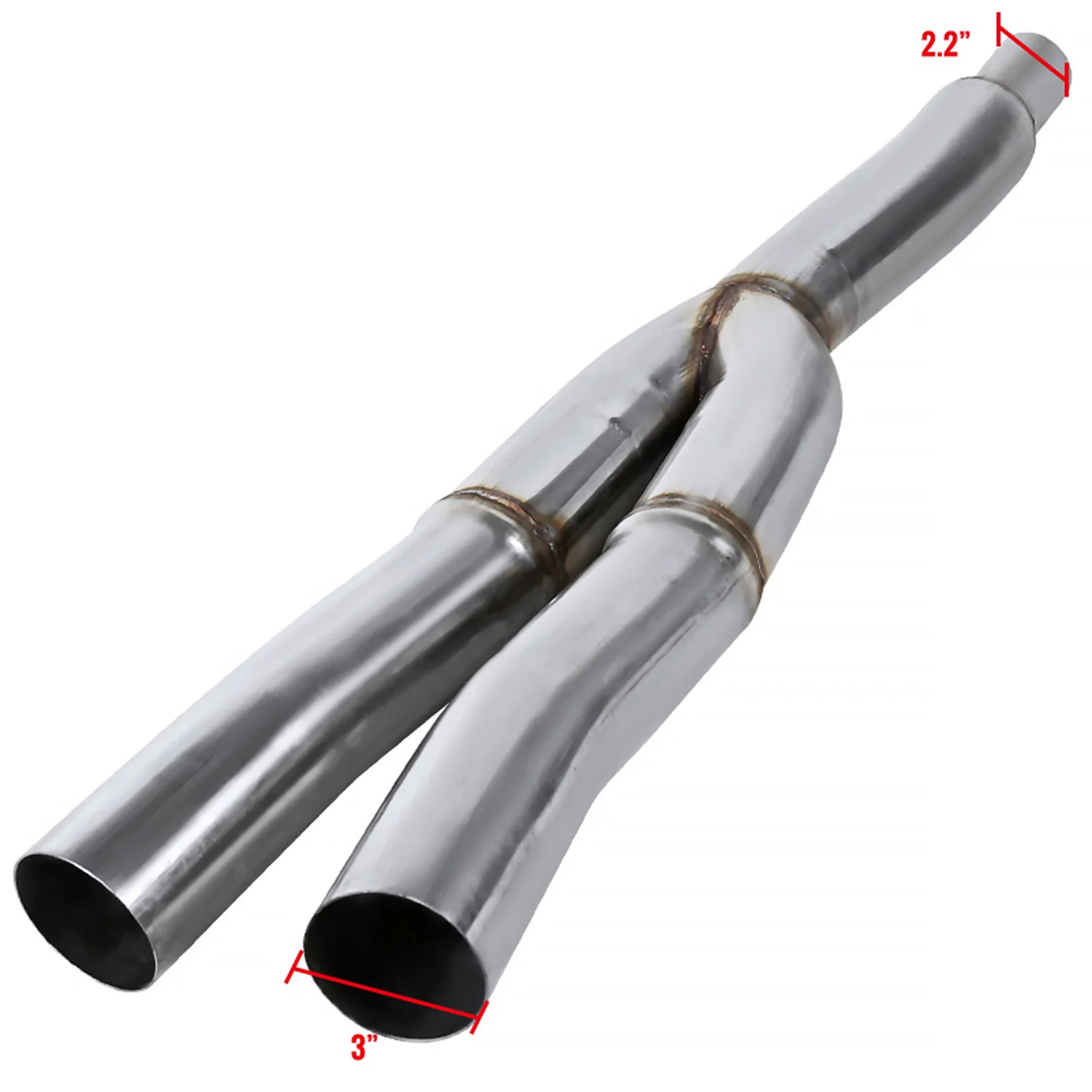 2015-2021 Ford Mustang 2.3L EcoBoost S.Steel Dual Catback Exhaust System - Image 6