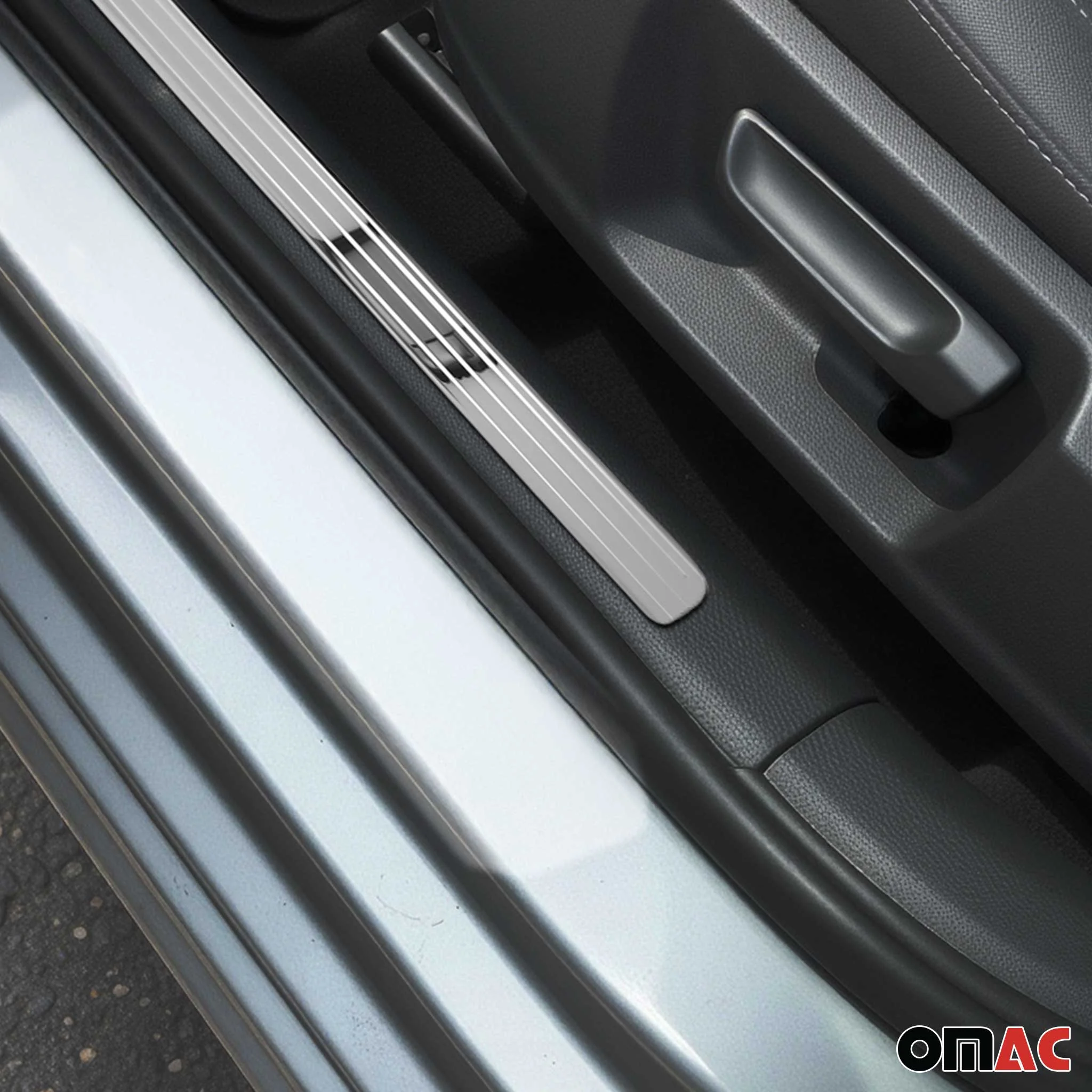 2015-2021 VW Golf Mk7 Door Sill Scuff Plate Scratch Protector Stainless Steel 4 Pcs - Image 3