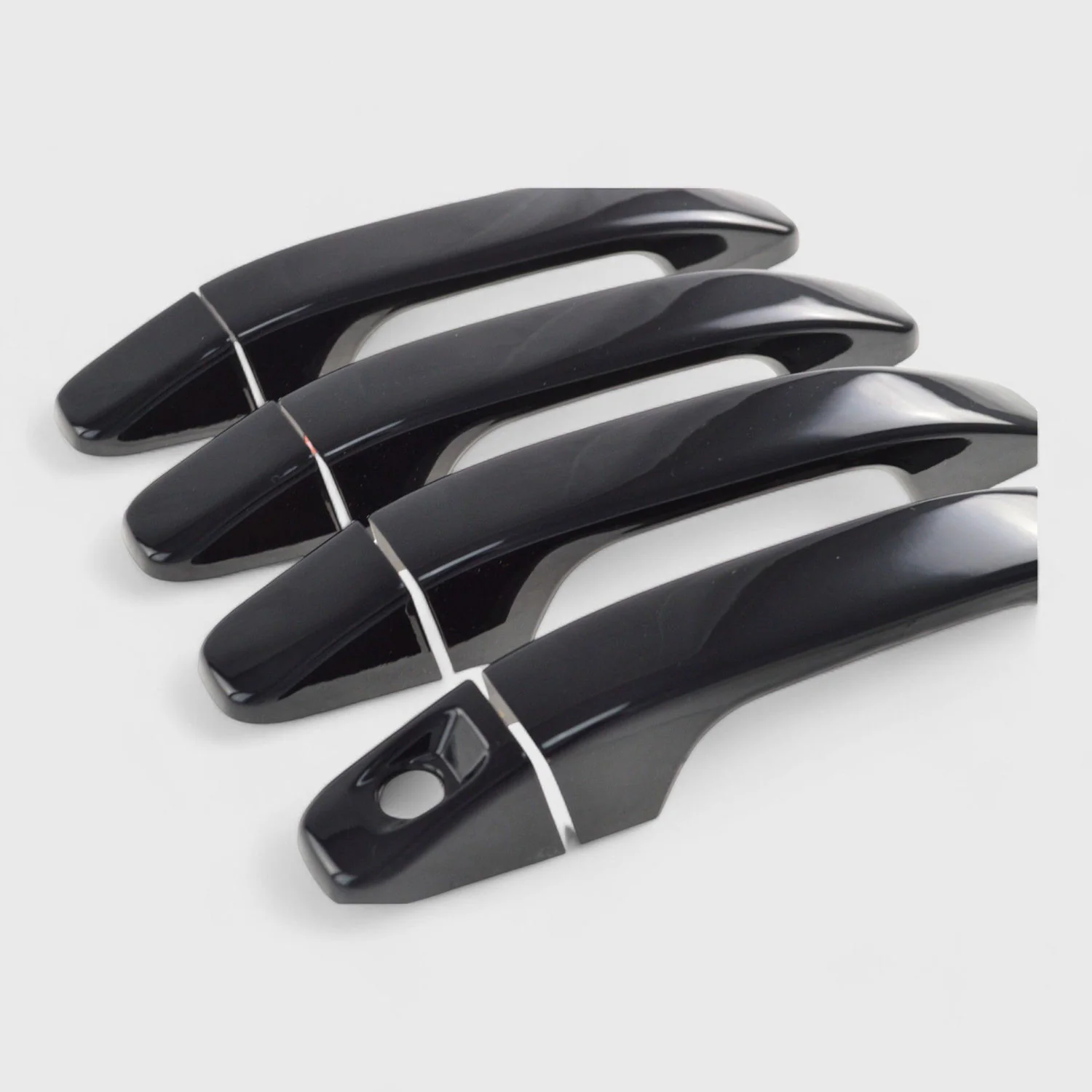 2015-2022 Chevrolet Colorado / GMC Canyon Door Handle Cover Gloss Black 8Pcs ABS Plastic - Image 2