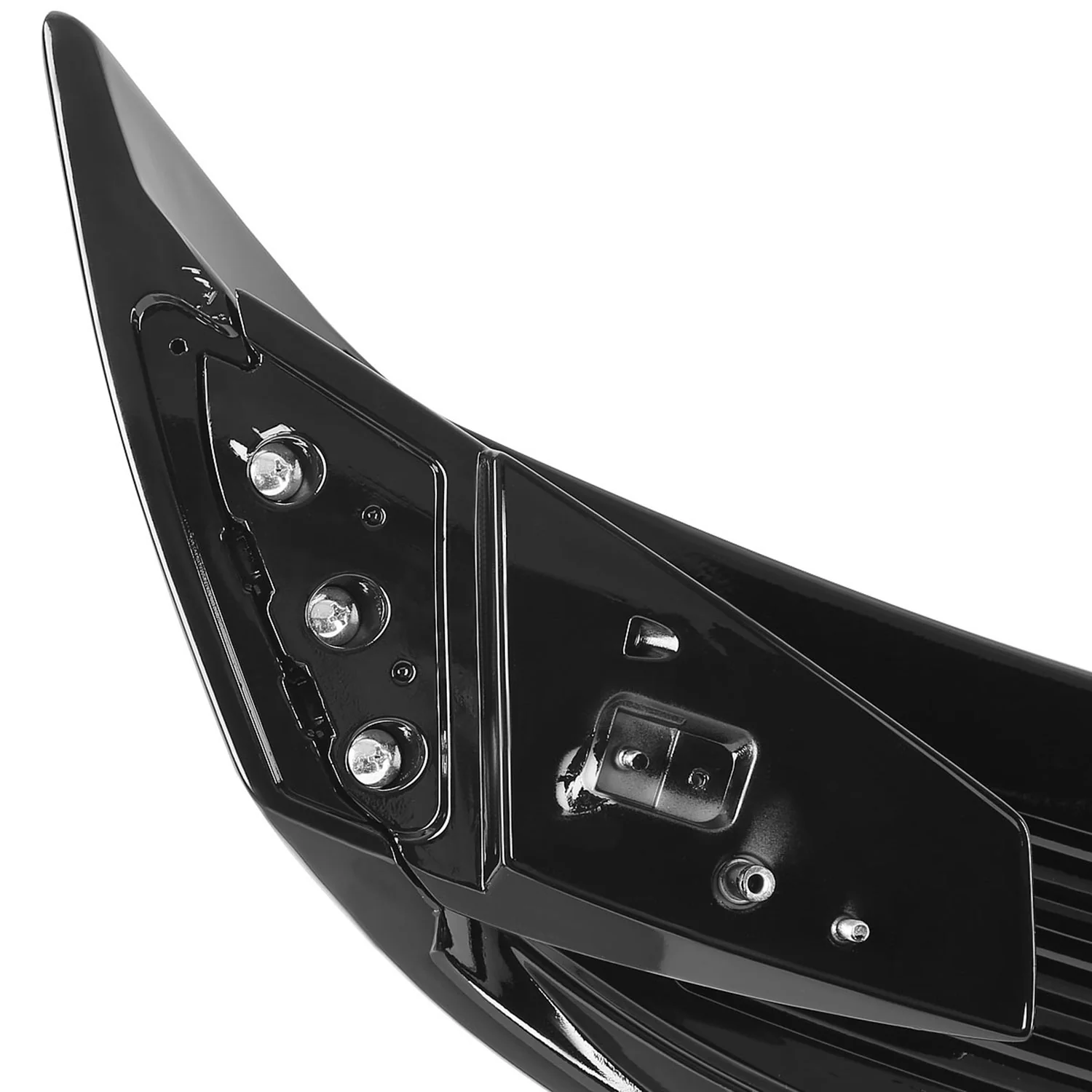 2015-2022 Ford Mustang Glossy Black GT500 Style Rear Trunk Spoiler Kit - Image 6