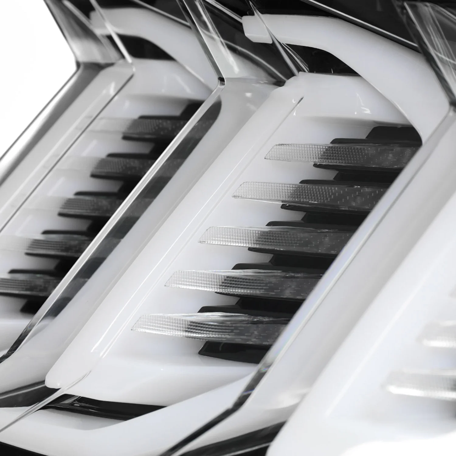 2015-2023 Ford Mustang Sequential Signal LED Tail Lights Jet Black/Clean Lens - Image 6