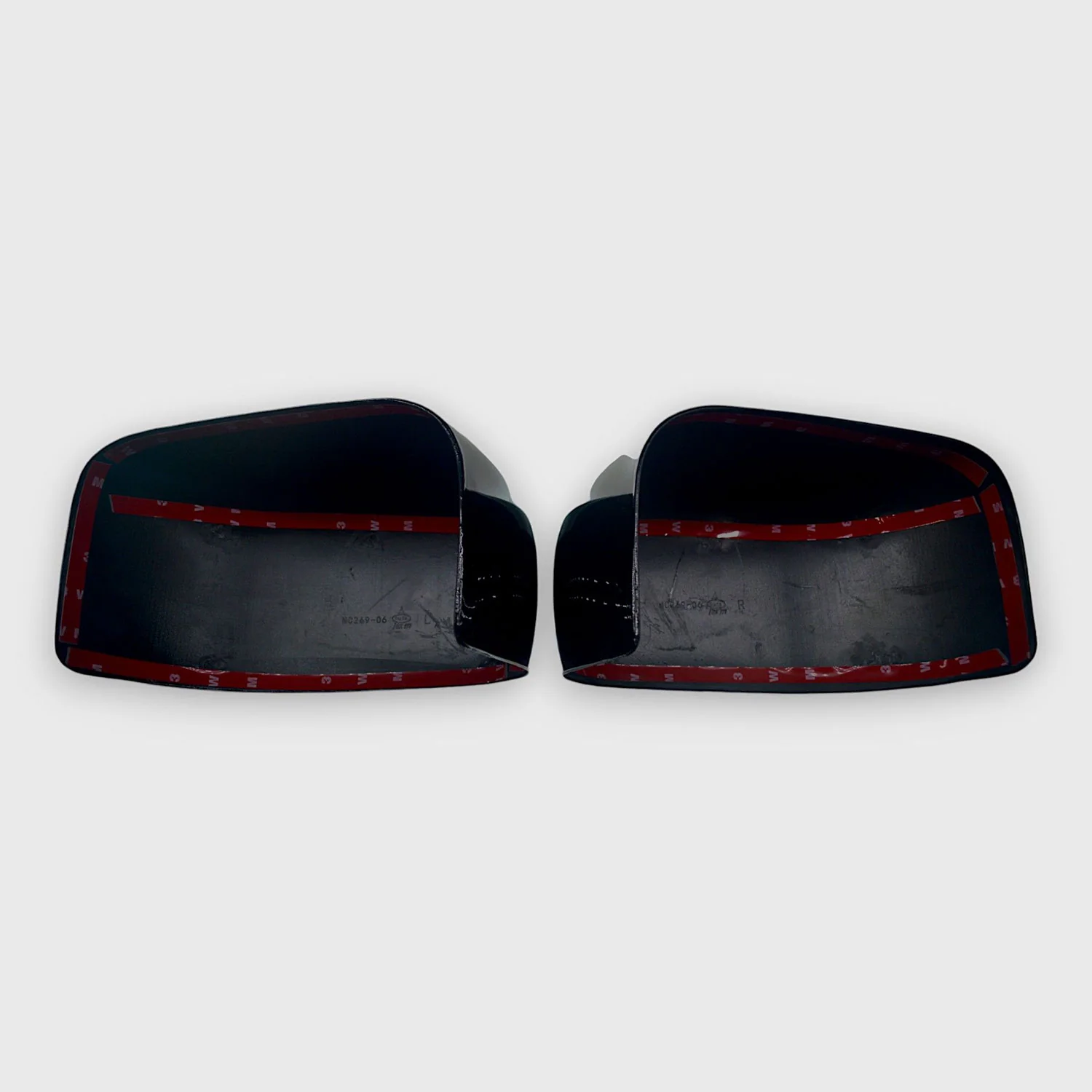 2015-2024 Jeep Renegade Mirror Cover Caps Gloss Black 2Pcs ABS Plastic - Image 2