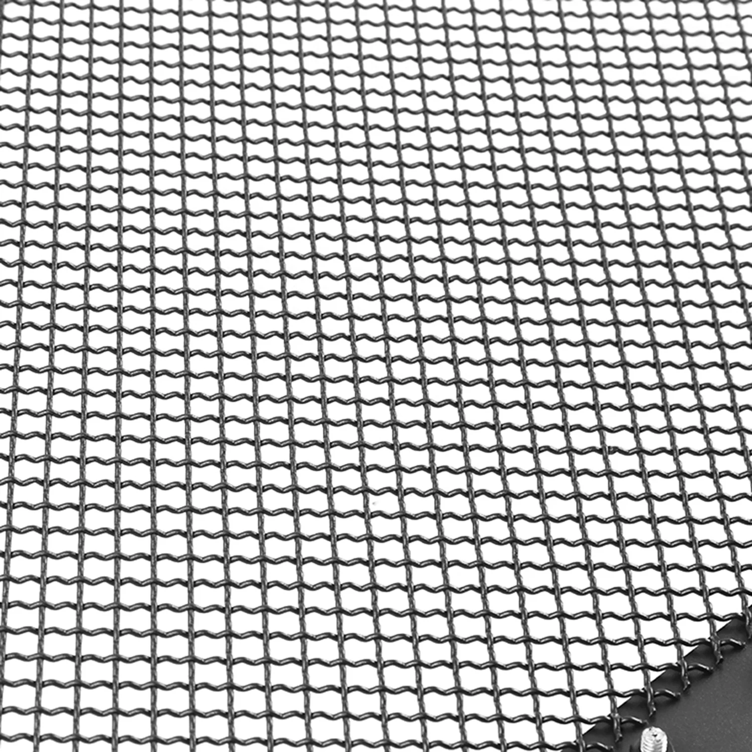 2016-2018 GMC Sierra 1500 Rivet Style Black S.Steel Mesh Grille Insert - Image 5