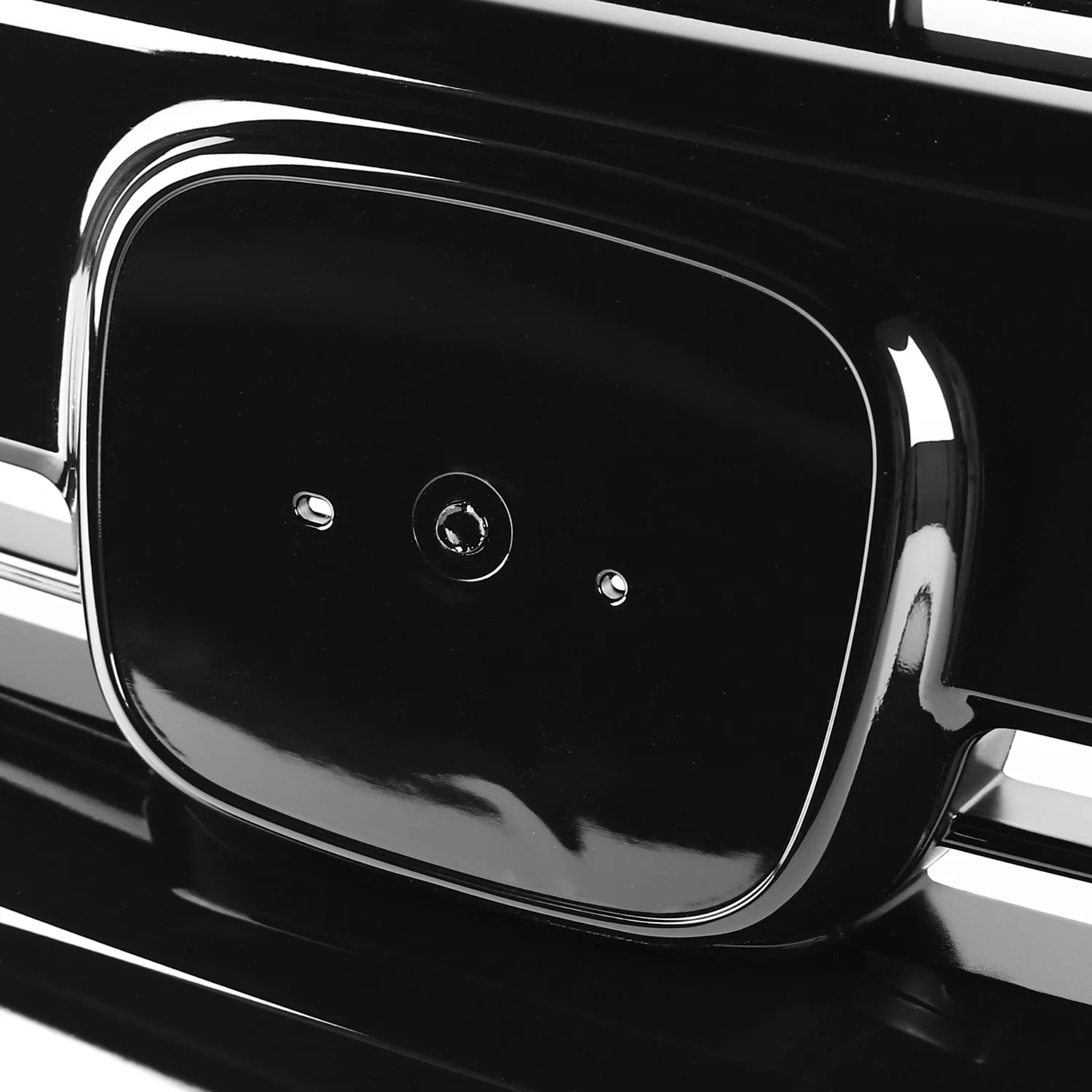 2016-2018 Honda Civic Factory Style Glossy Black ABS Mesh Grille w/ Eyebrows - Image 3