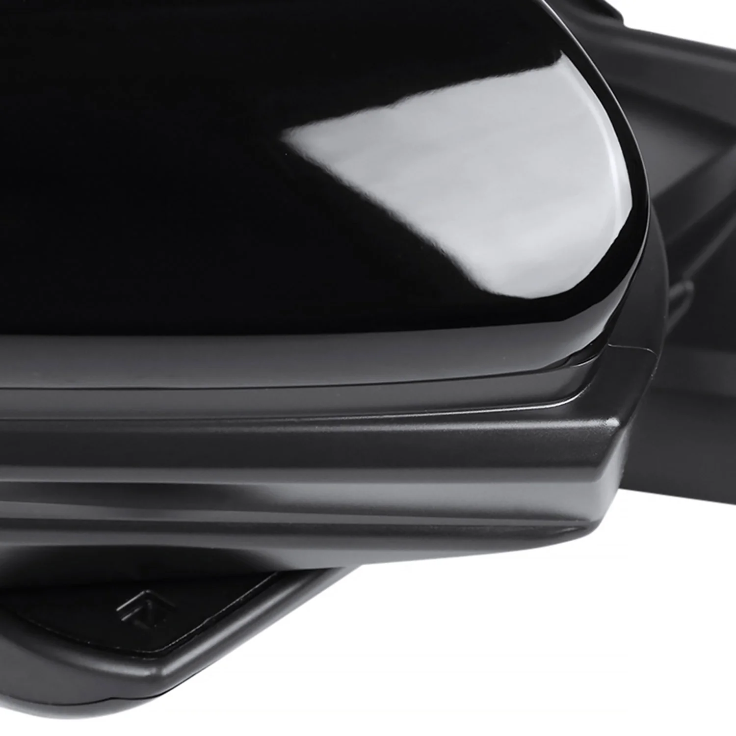 2016-2018 Honda Civic Glossy Black 5Pin Heated Side Mirror Passenger Side - Image 3