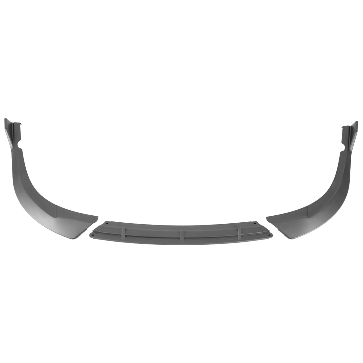 2016-2018 Kia Optima SXL Matte Black 3Pcs Front Bumper Lip Splitter Kit - Image 7