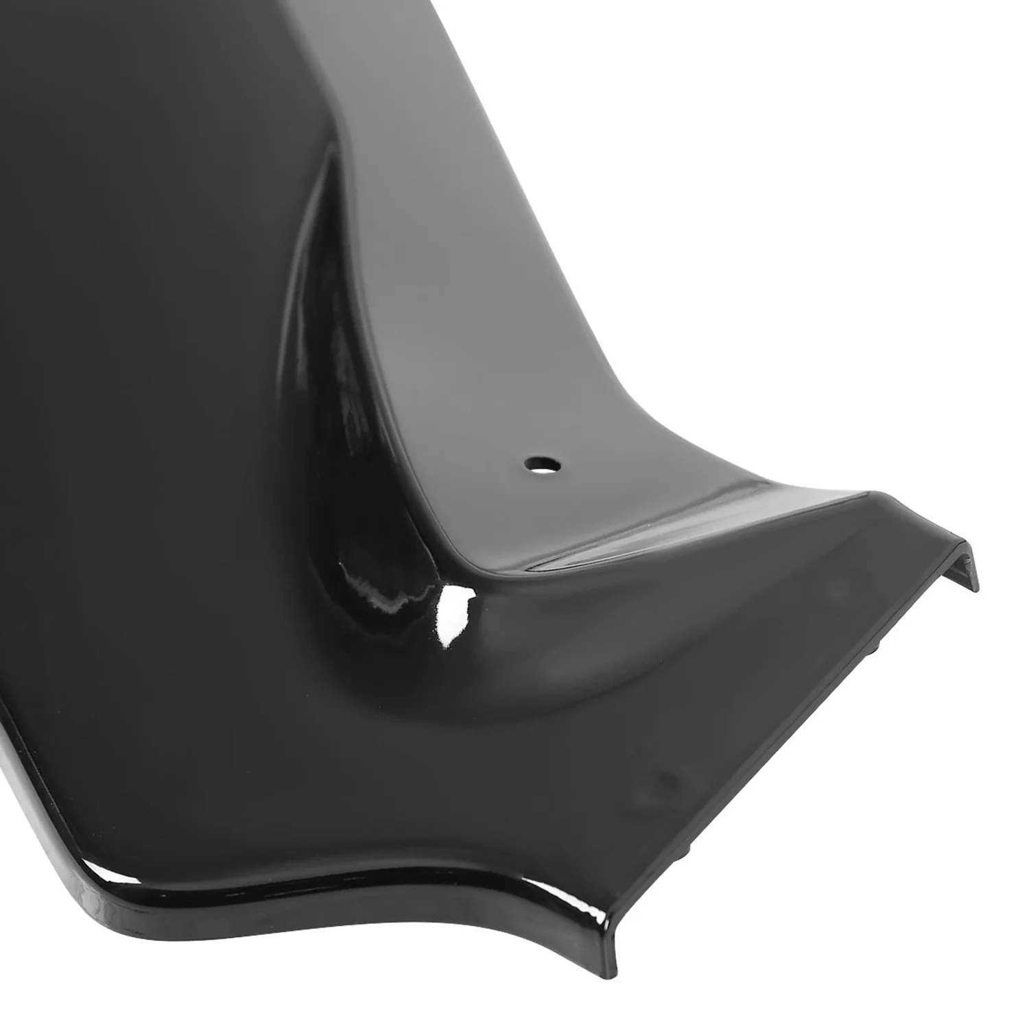 2016-2019 Nissan Sentra Glossy Black Polypropylene 3Pcs Bumper Lip - Image 5