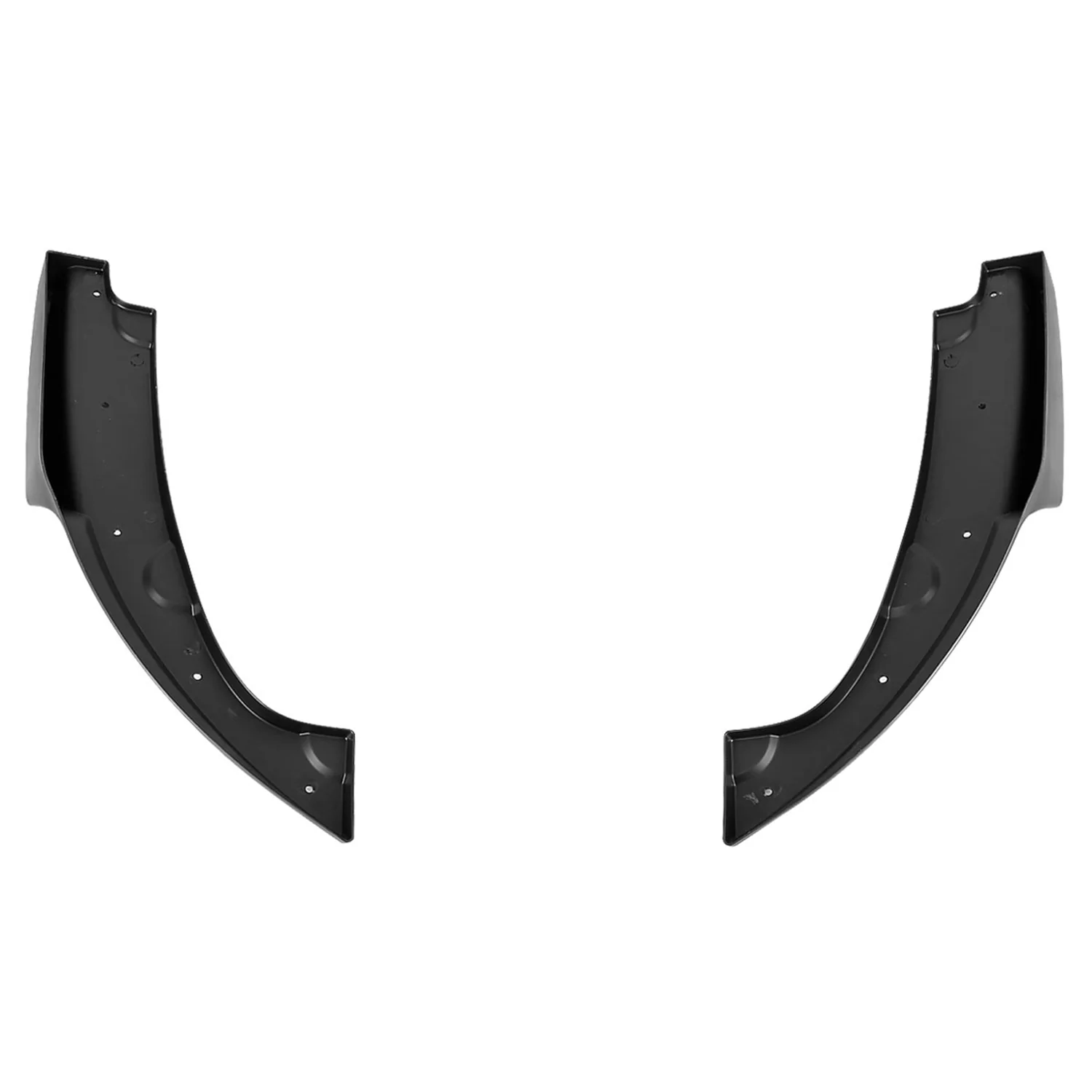 2016-2020 Honda Civic Sedan Glossy Black Rear Bumper Lip Diffuser Set - Image 8