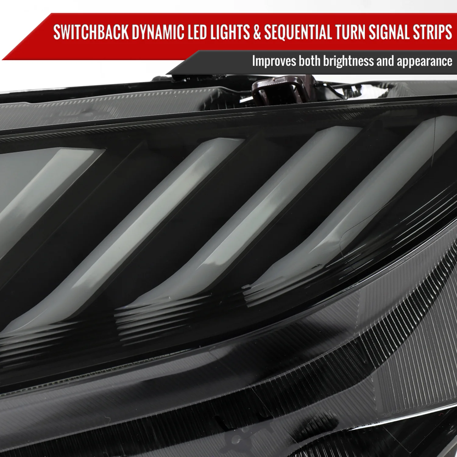 2016-2021 Honda Civic Projector Headlights LED Sequential Turn Signal Smoke - Image 6