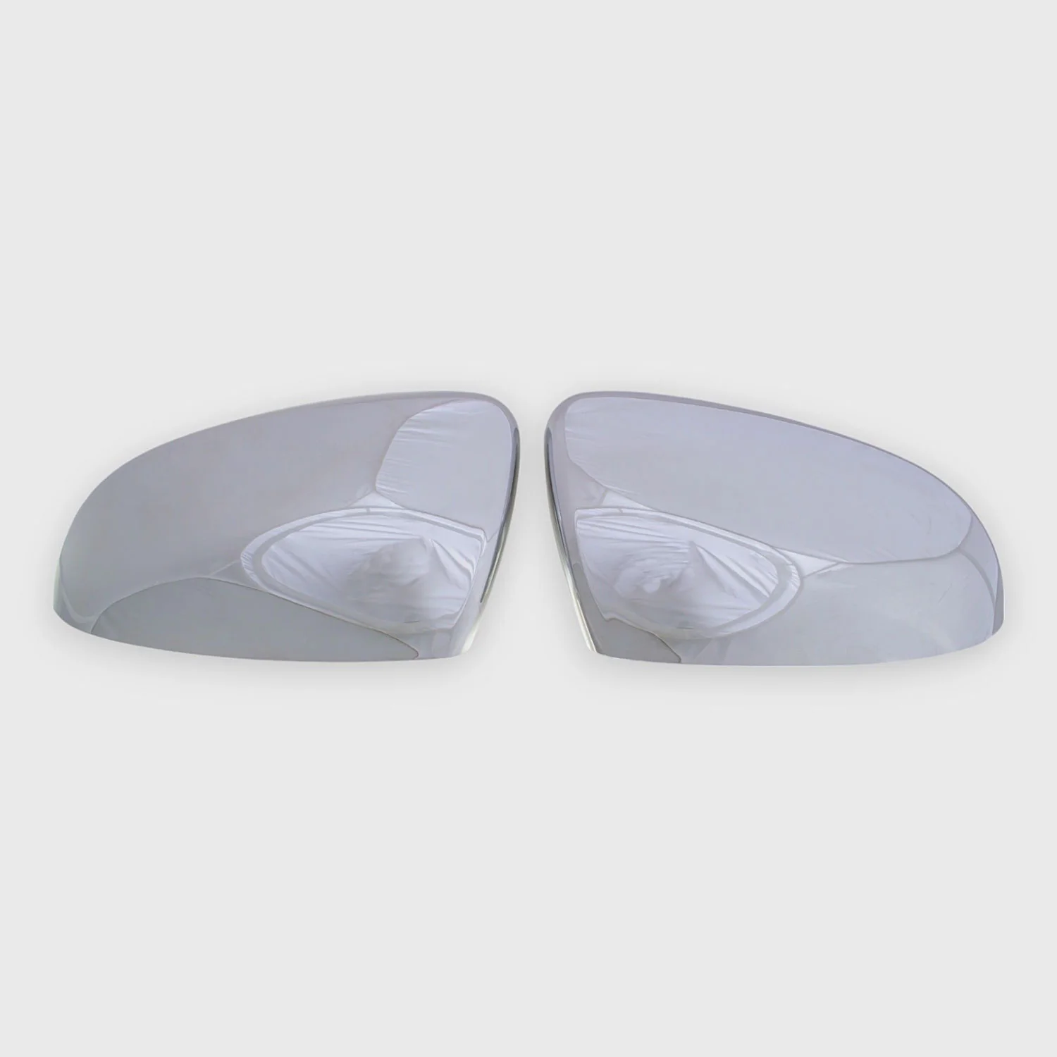 2016-2021 Hyundai Tucson Mirror Cover Caps Chrome 2Pcs ABS Plastic