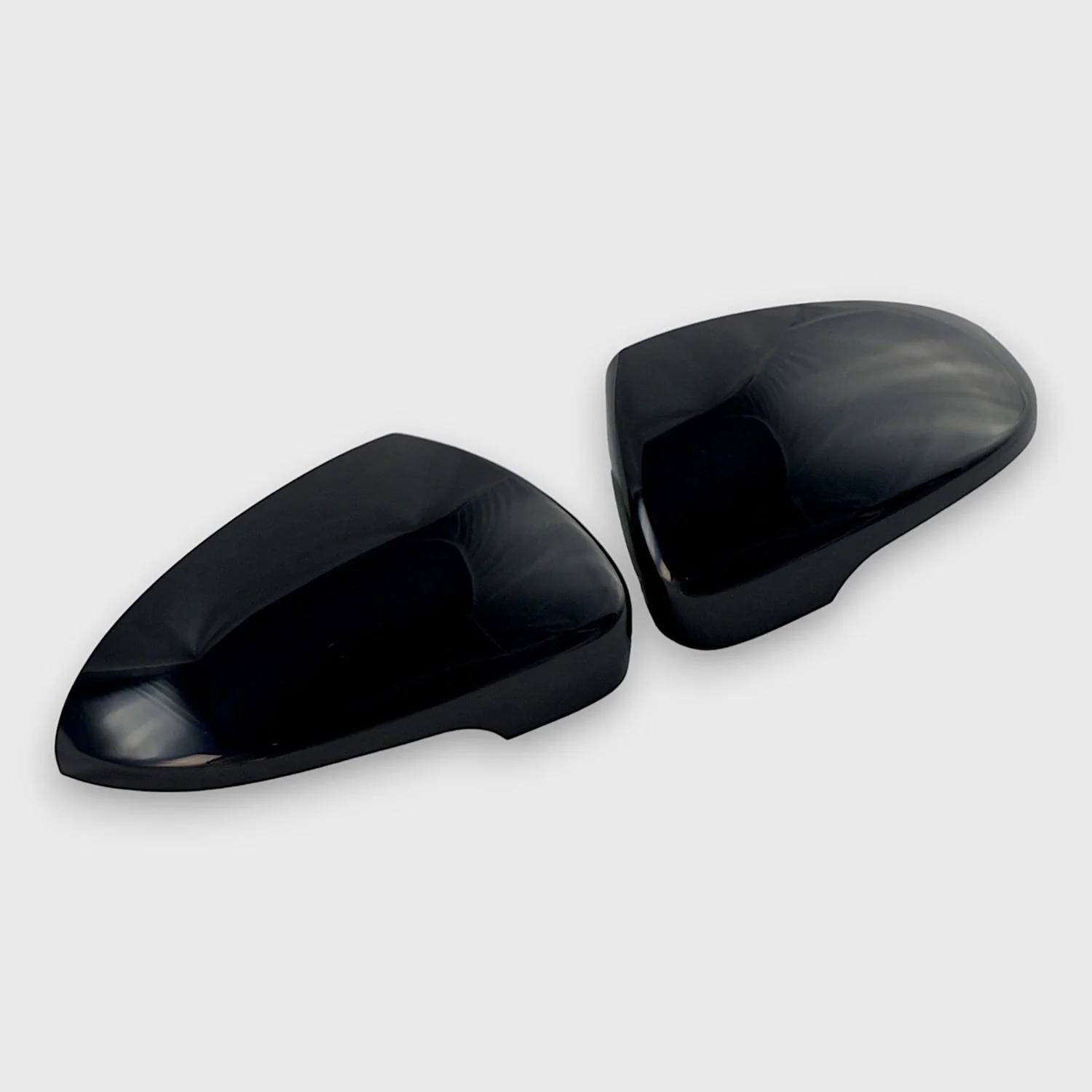 2016-2021 Hyundai Tucson Mirror Cover Caps Gloss Black 2Pcs ABS Plastic - Image 2