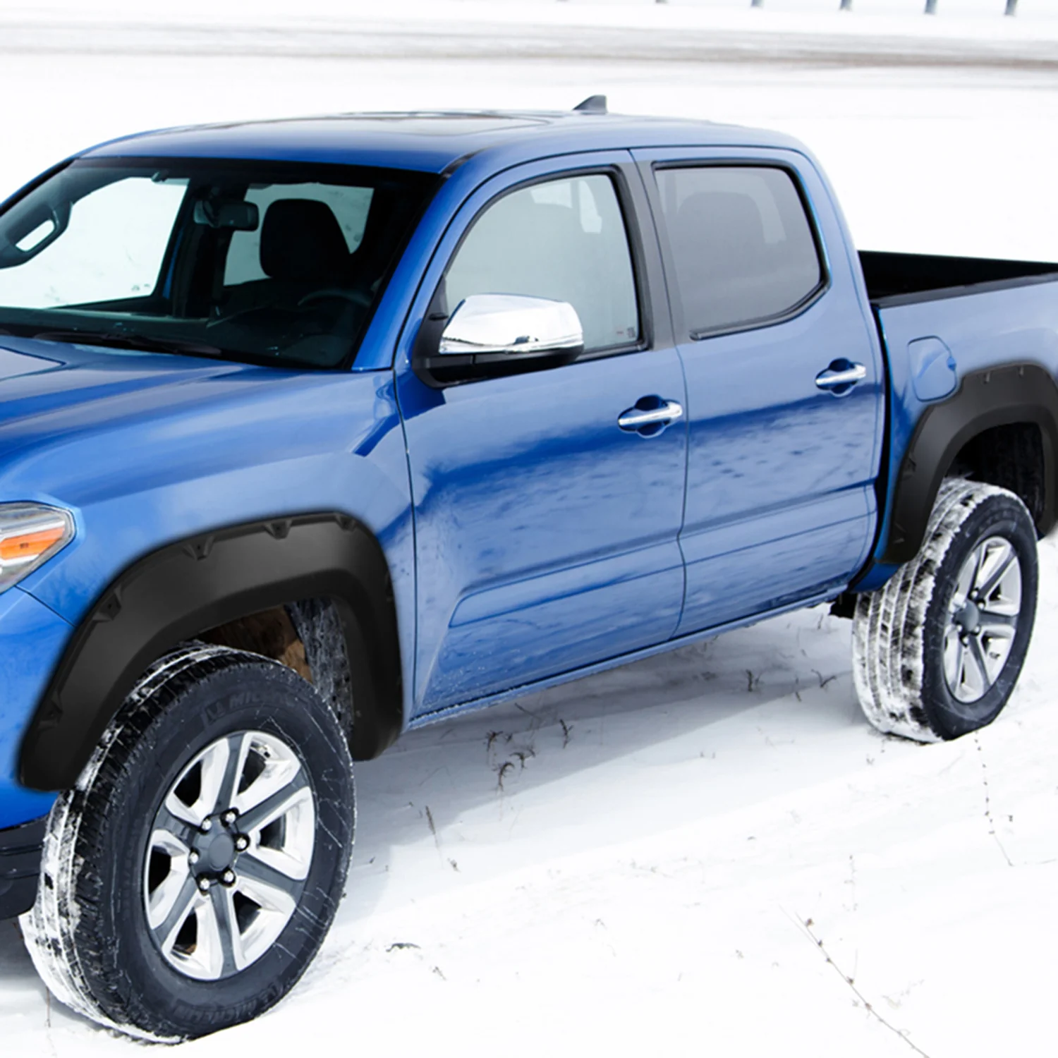 2016-2021 Toyota Tacoma Textured Rivet Style Fender Flares Wheel Protector - Image 10
