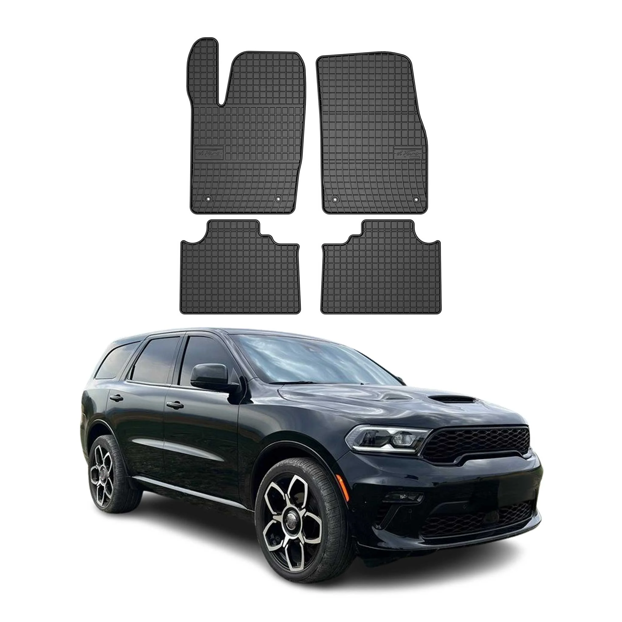 2016-2022 Jeep Grand Cherokee OMAC Floor Matss Liner Black Rubber All-Weather