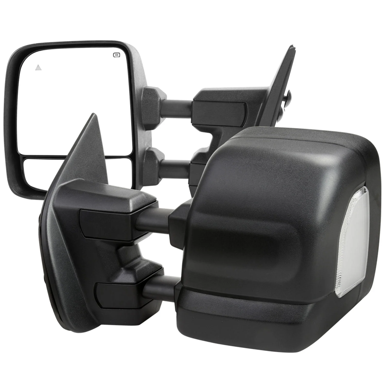 2016-2022 Nissan Titan BSM & Manually Extendable Towing Mirrors Clear Lens