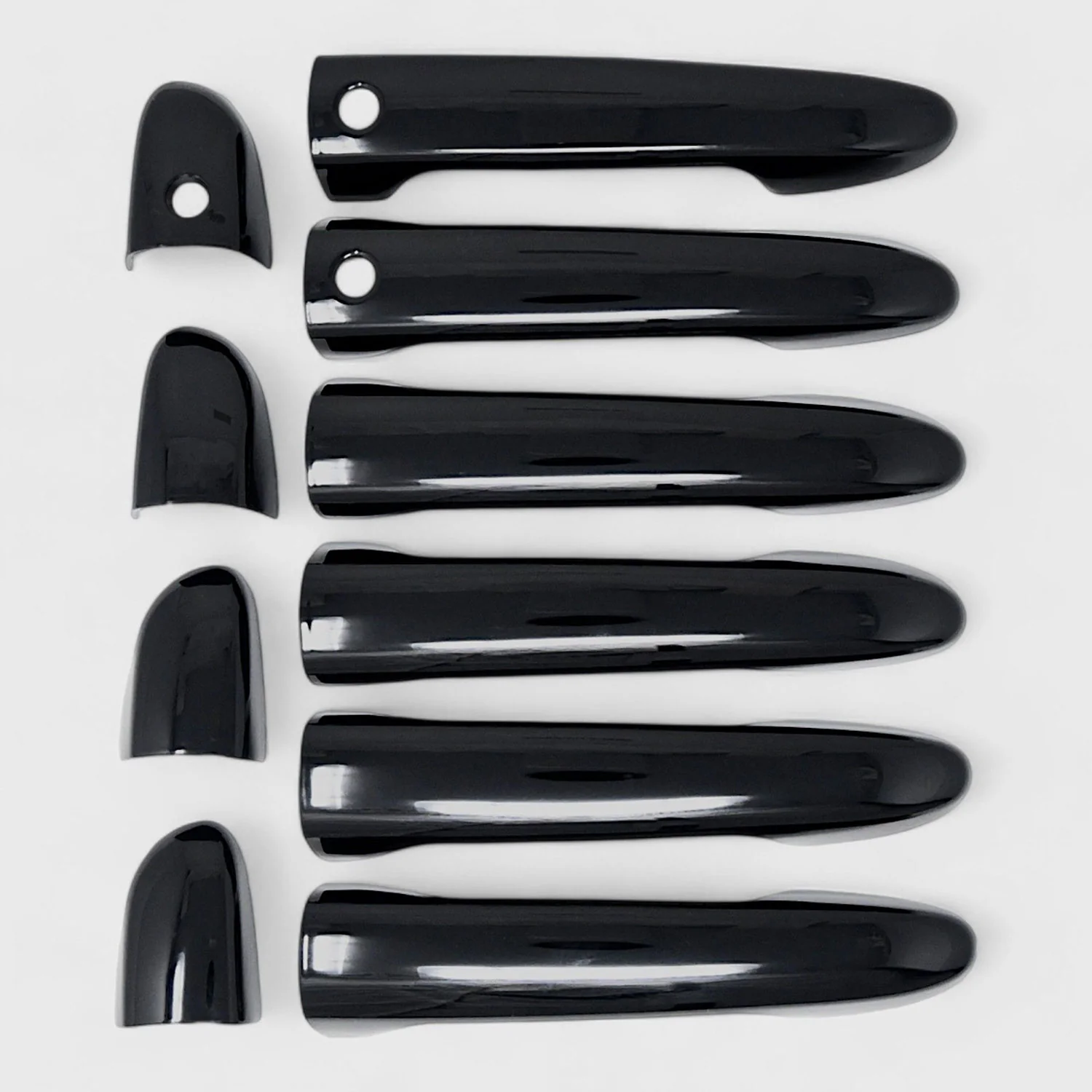 2016-2023 Mazda CX-9 Door Handle Cover Gloss Black 10Pcs ABS Plastic