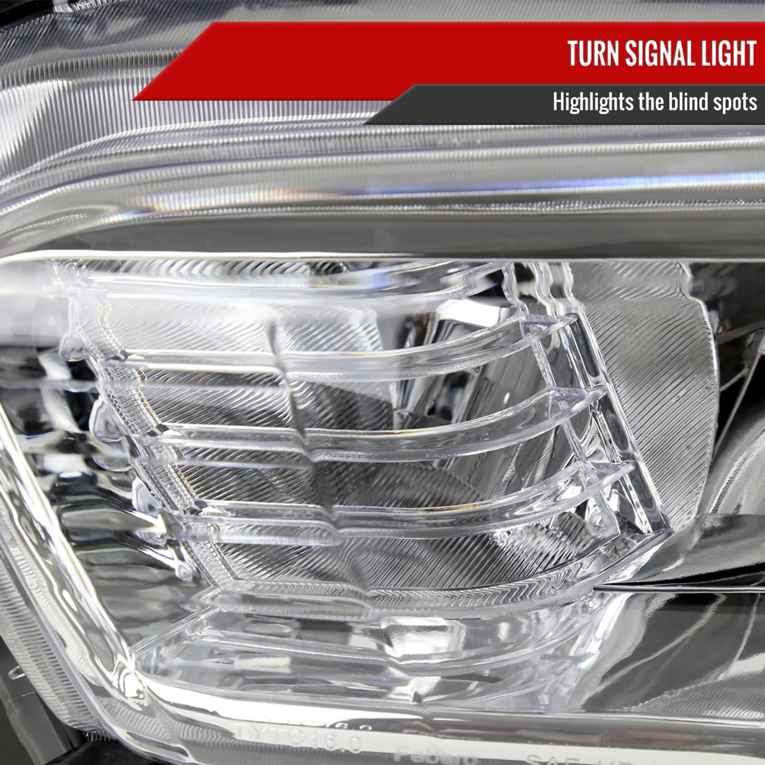 2016-2023 Toyota Tacoma Chrome Clear Lens Projector Headlight-Driver Side Only - Image 5