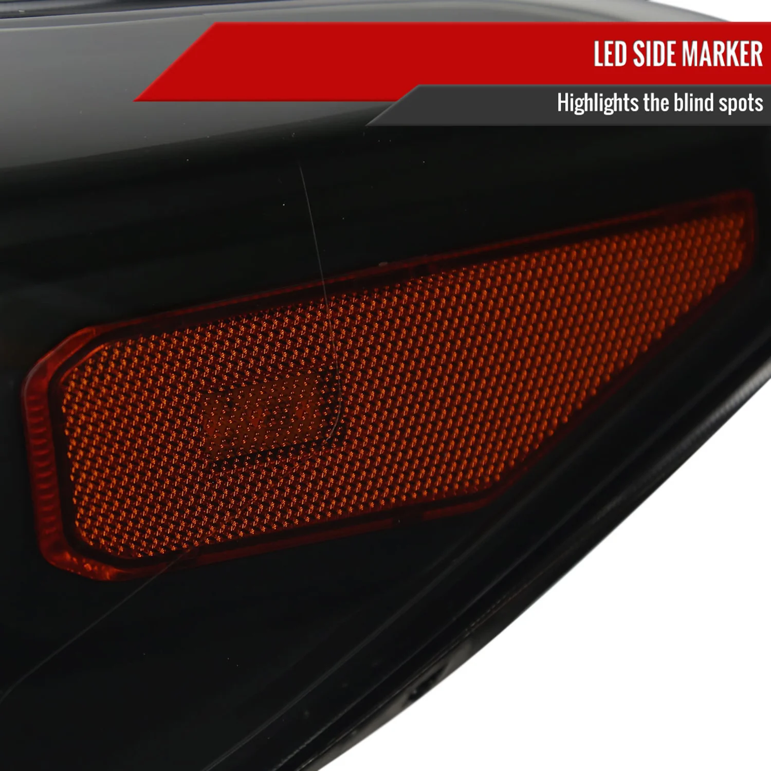 2016-2023 Toyota Tacoma Sequential LED Bar Projector Headlights Black/Smoke - Image 5