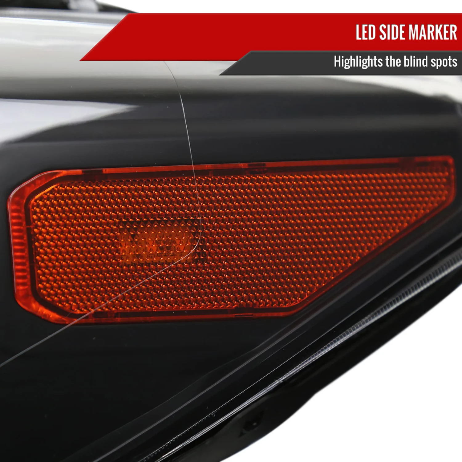 2016-2023 Toyota Tacoma Sequential LED Bar Projector Headlights Matt Black - Image 5
