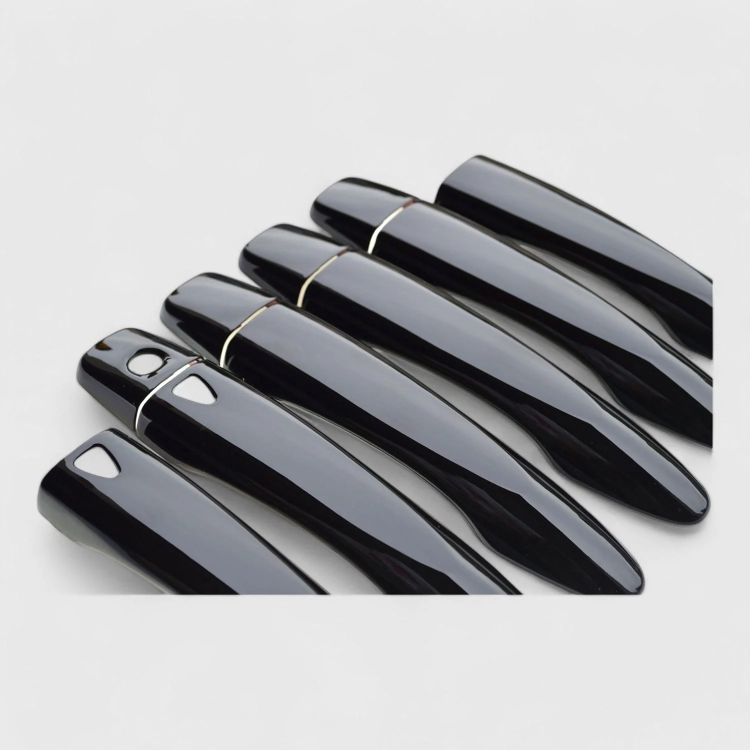 2016-2025 Nissan Maxima / Versa Door Handle Cover Gloss Black 10Pcs ABS Plastic - Image 2