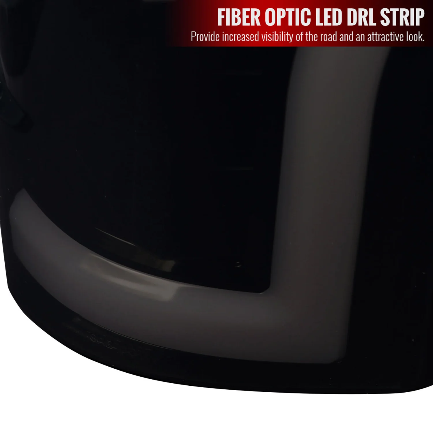 2017-2019 Ford F-250/350/450/550 LED Bar Tail Lights Glossy Black/Dark Smoke - Image 4