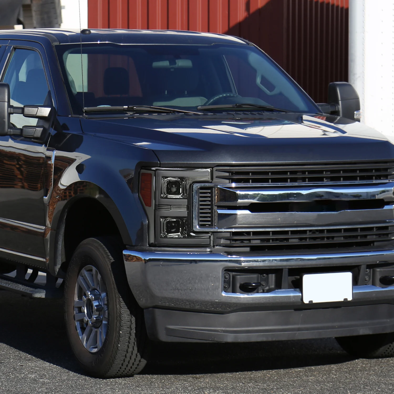 2017-2019 Ford F-250 F-350 F-450 F-550 LED C-Bar Headlights Signal Smoke - Image 9