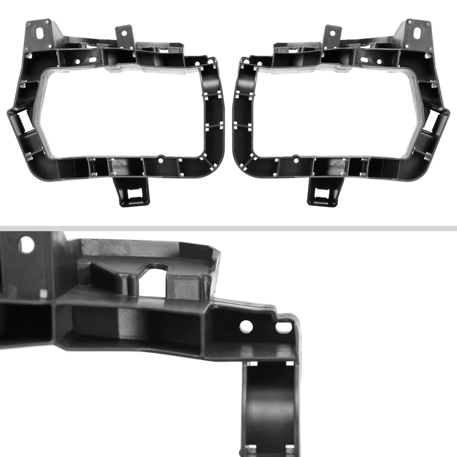 2017-2019 Nissan Versa Note Hatchback H8 Fog Lights Kit Chrome/Clear Lens - Image 6
