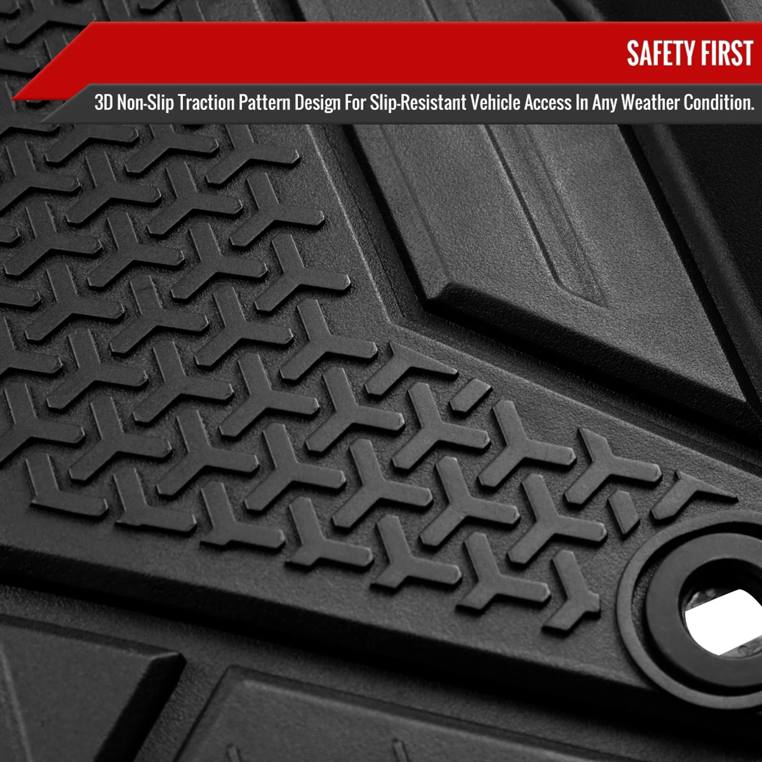 2017-2022 Honda CR-V Floor Mats Liner 3Pcs All Weather TPE - Image 5