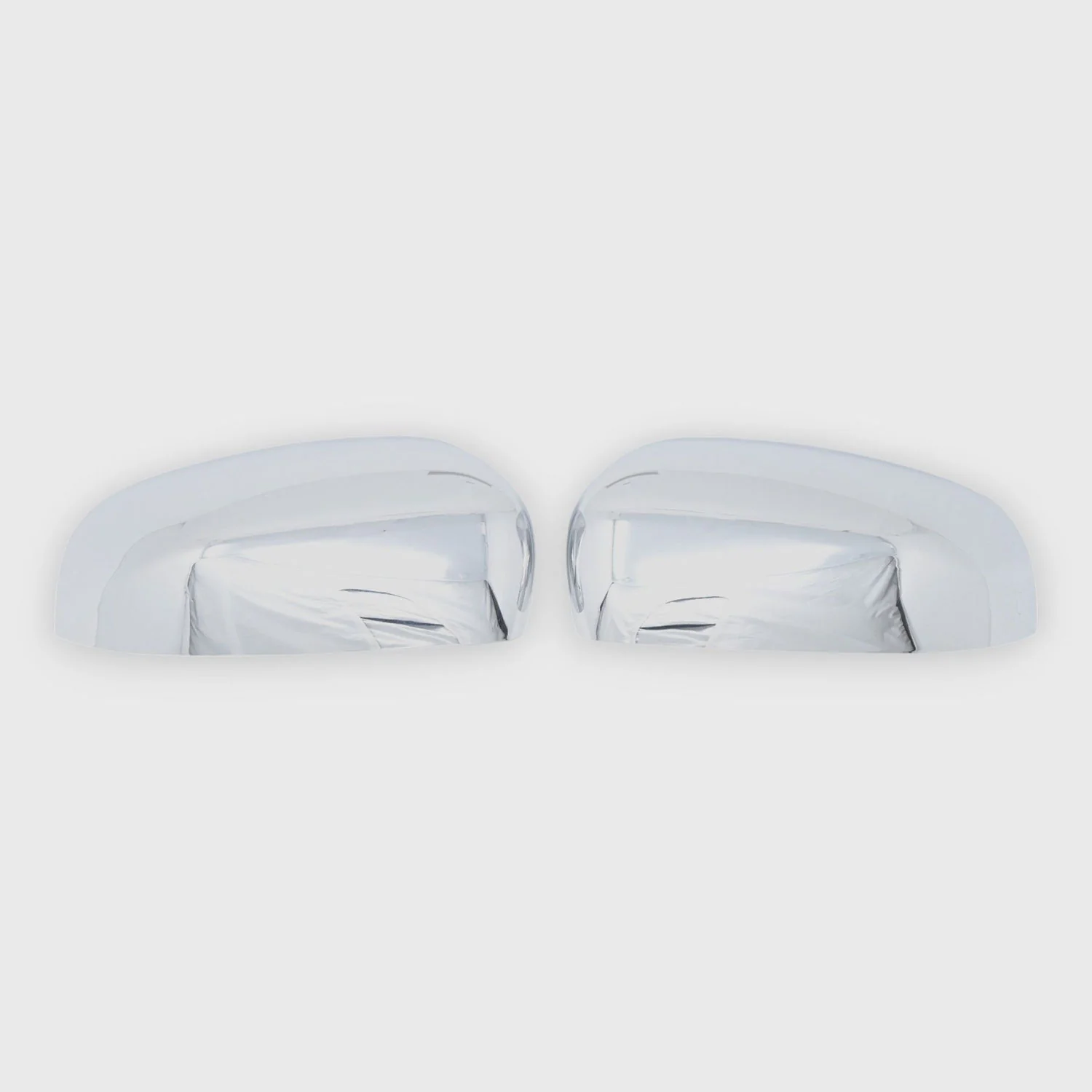 2017-2025 Jeep Compass Mirror Cover Caps Chrome 2Pcs ABS Plastic