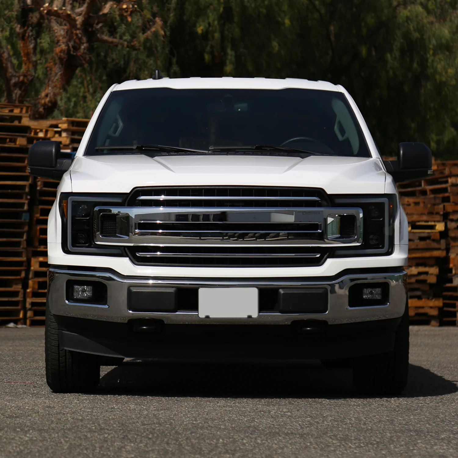 2018-2020 Ford F-150 LED CBar Projector Headlights Signal Lights Black /Smoked - Image 10