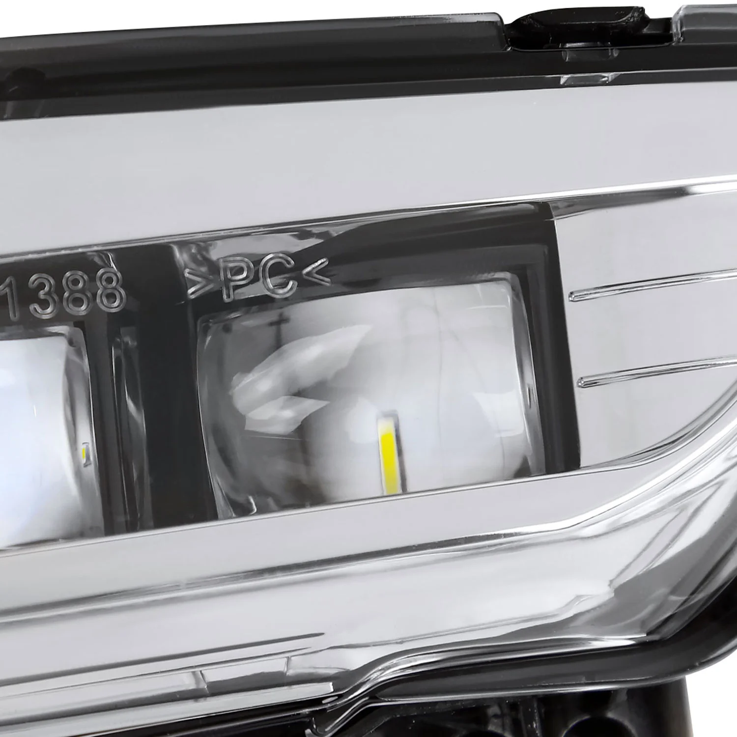2018-2020 Honda Accord LED Fog Lights Kit Switch & Wiring Harness Chrome/Clear - Image 3