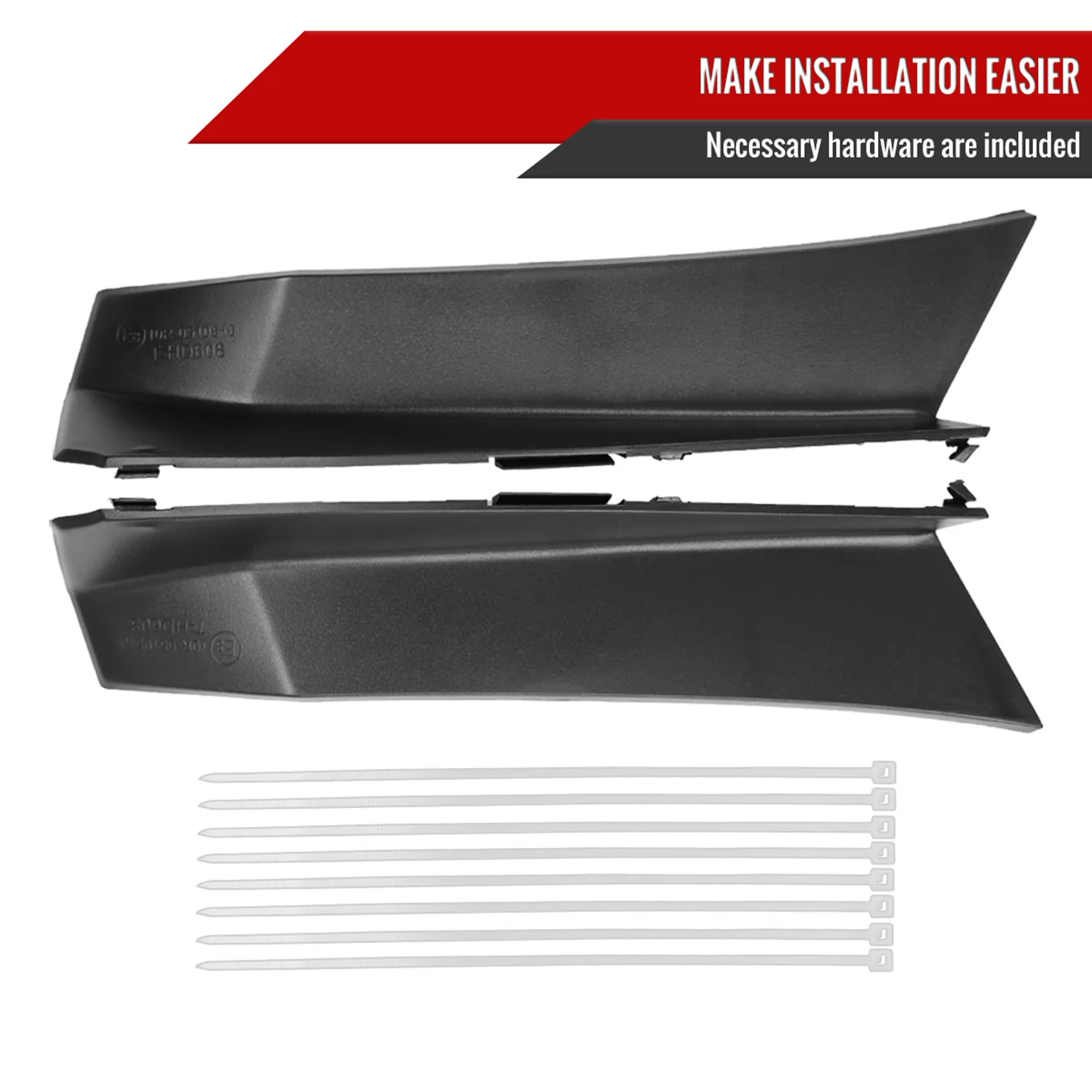 2018-2022 Honda Accord Sedan SQ2 LED Signal Tail Lights Matt Black/Clear - Image 7
