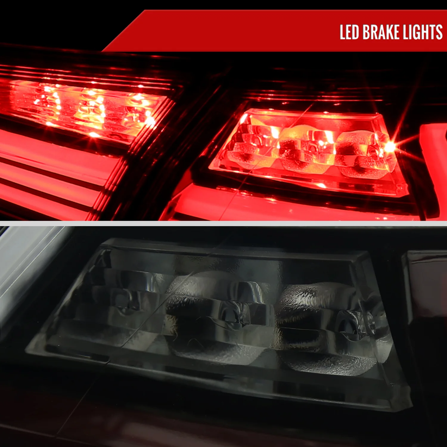2018-2022 Toyota Camry LED Tail Lights Signal Lamps Glossy Black/Smoke - Image 5
