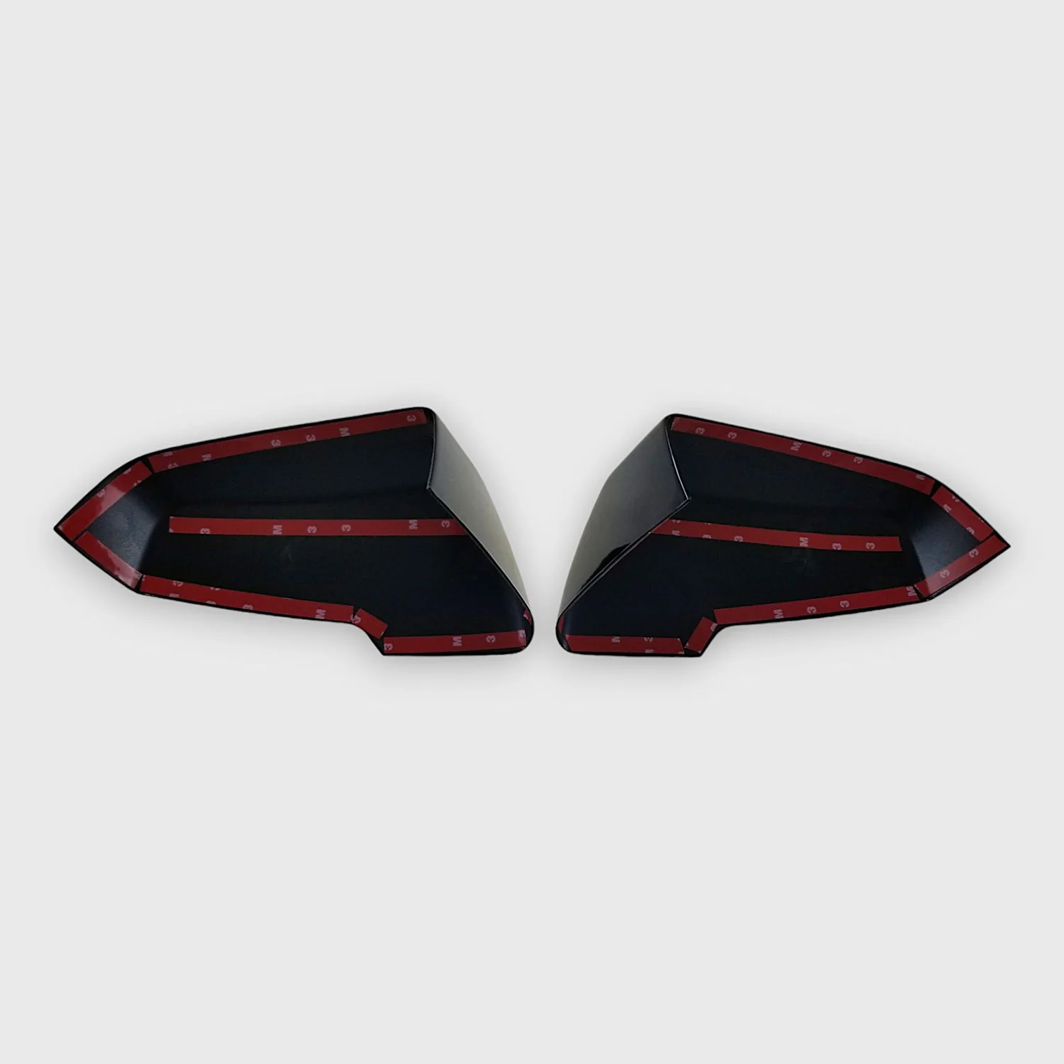 2018-2023 Chevrolet Traverse Mirror Cover Caps Gloss Black 2Pcs ABS Plastic - Image 3