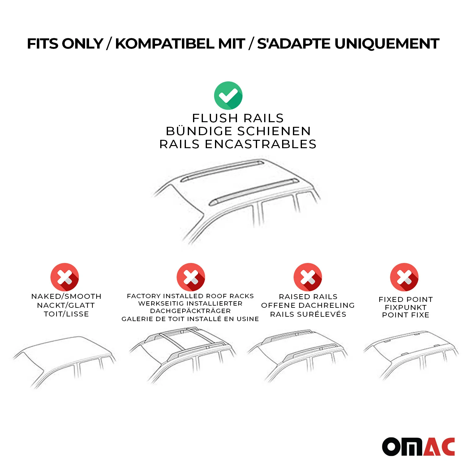 2018-2024 BMW X3 G01 Roof Rack Cross Bars Black - Image 4