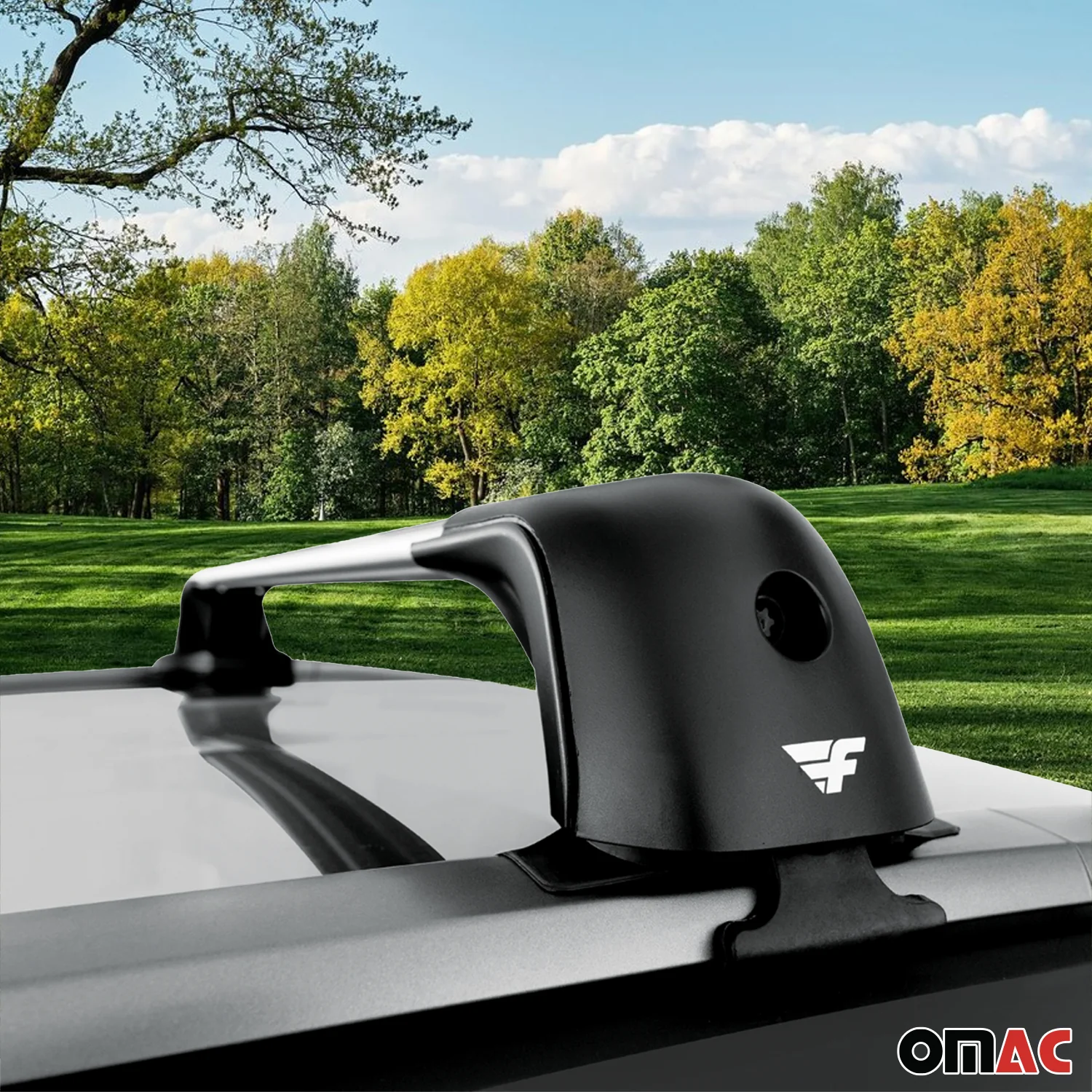 2018-2024 Volkswagen Tiguan Roof Racks Cross Bars Silver - Image 2