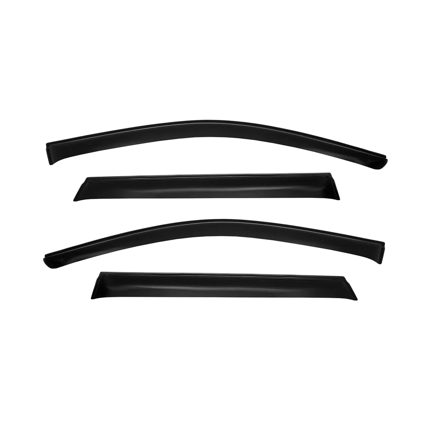 2018-2024 VW Touareg Window Visor Vent Rain Deflector 4Pcs Smoke - Image 2