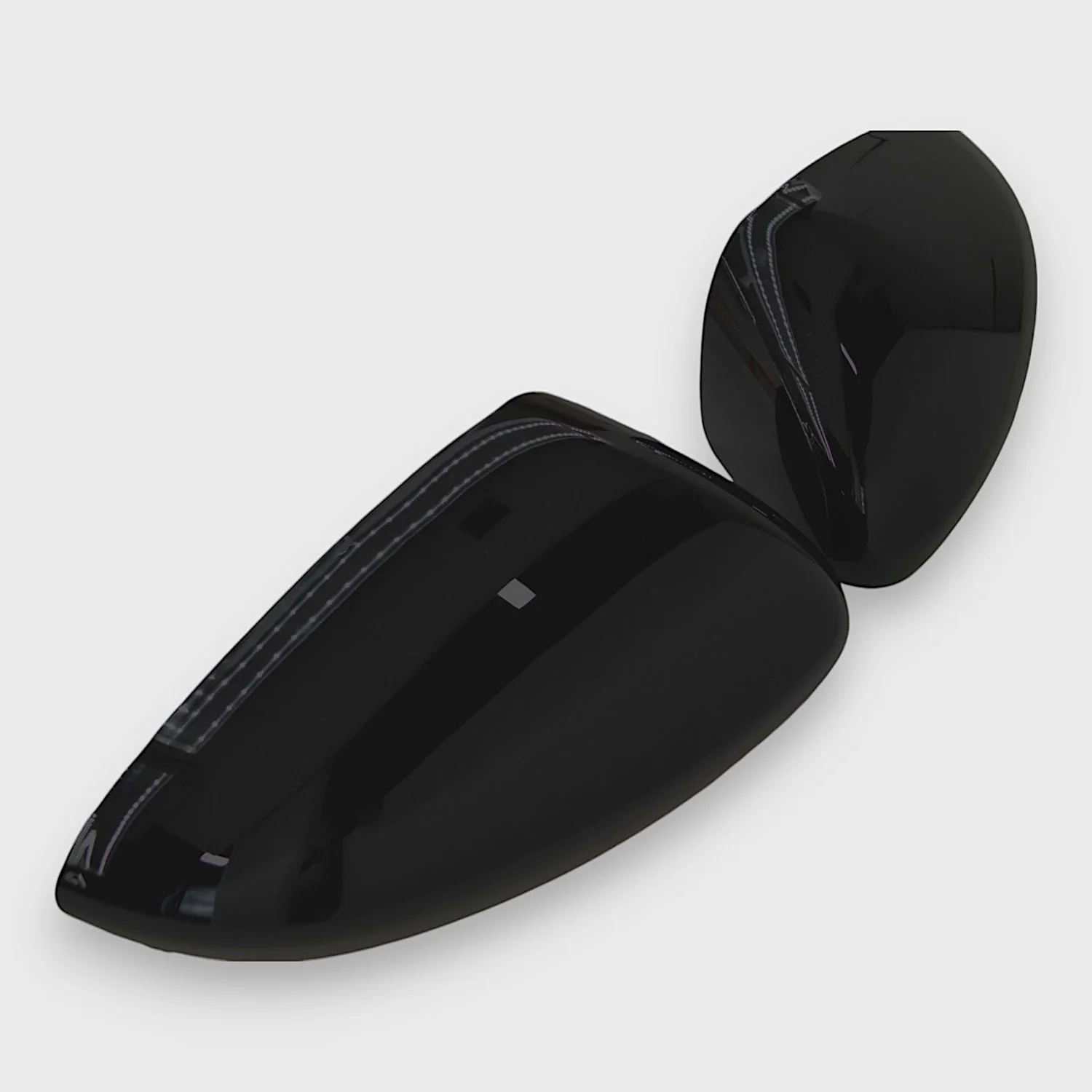 2018-2025 Honda Accord Mirror Cover Caps Gloss Black 2Pcs ABS Plastic - Image 2