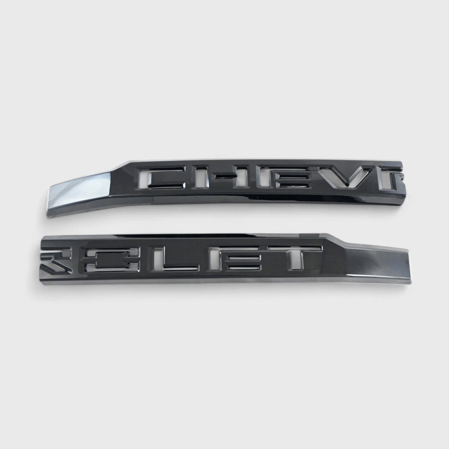 2019-2021 Chevrolet Silverado 1500 Grille Overlay Gloss Black 1Pcs ABS Plastic - Image 5