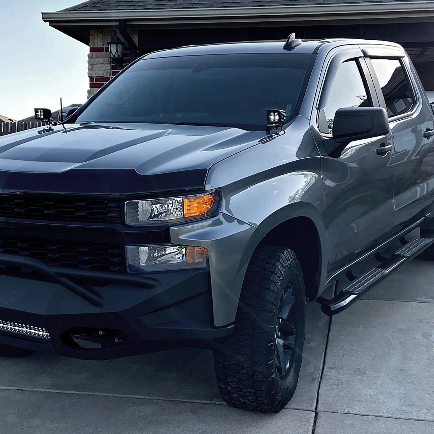 2019-2021 Chevy Silverado 1500 Driver Side Factory Projector Headlight Black - Image 9