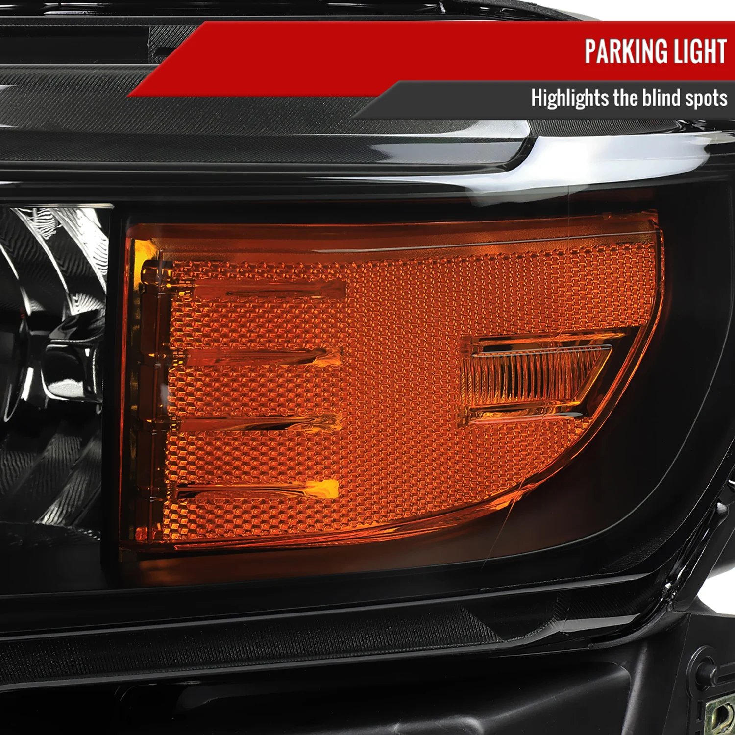 2019-2021 Chevy Silverado 1500 Factory Projector Headlight Matt Black/Smoke - Image 5