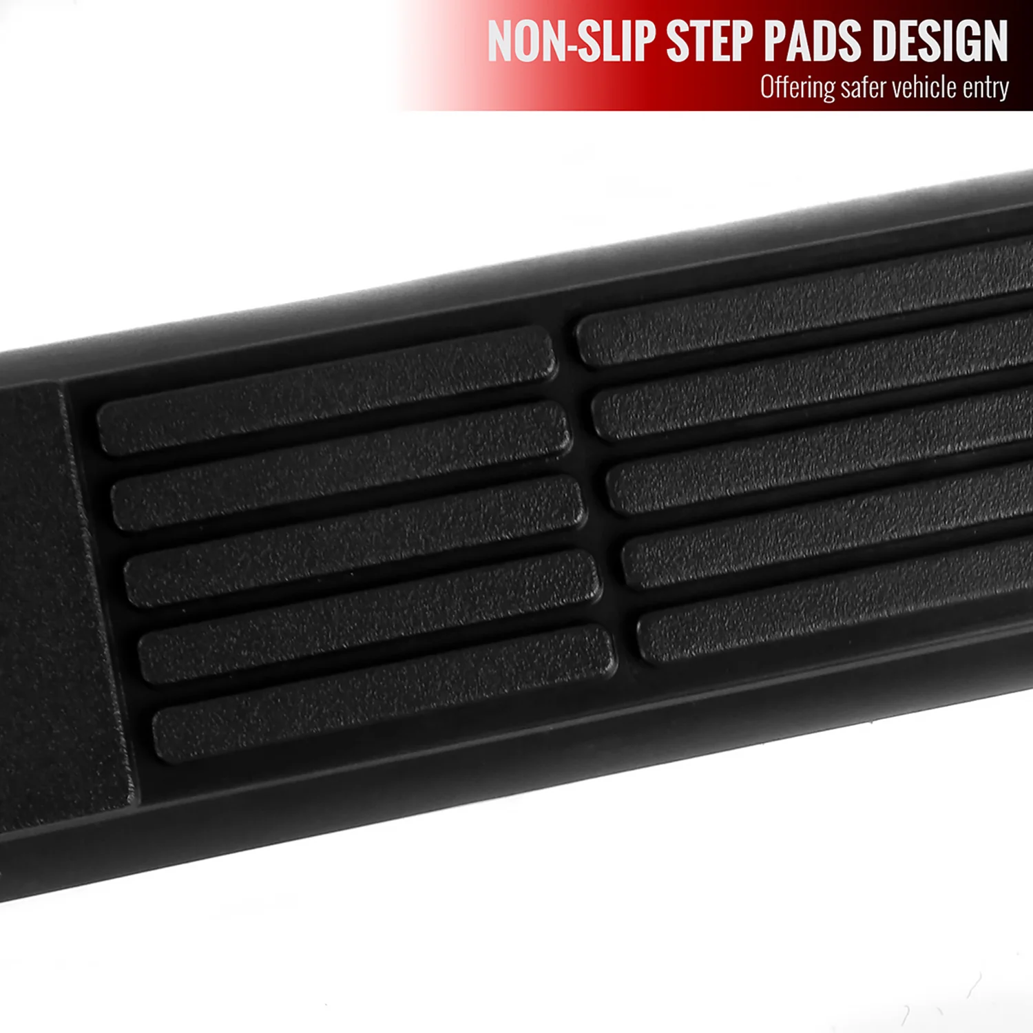 2019-2021 Chevy Silverado/GMC Sierra Double Cab 3" Steel Side Step Nerf Bars - Image 2