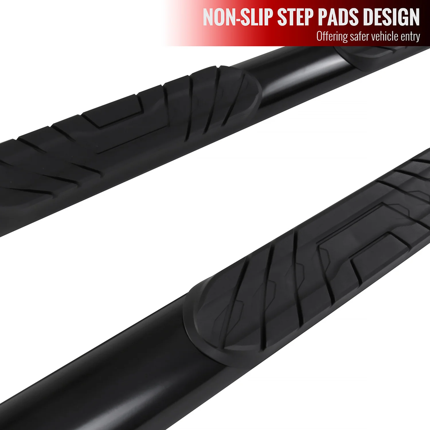 2019-2021 Chevy Silverado/ Sierra 1500/2500 Double Cab 4" Side Step Nerf Bars - Image 2