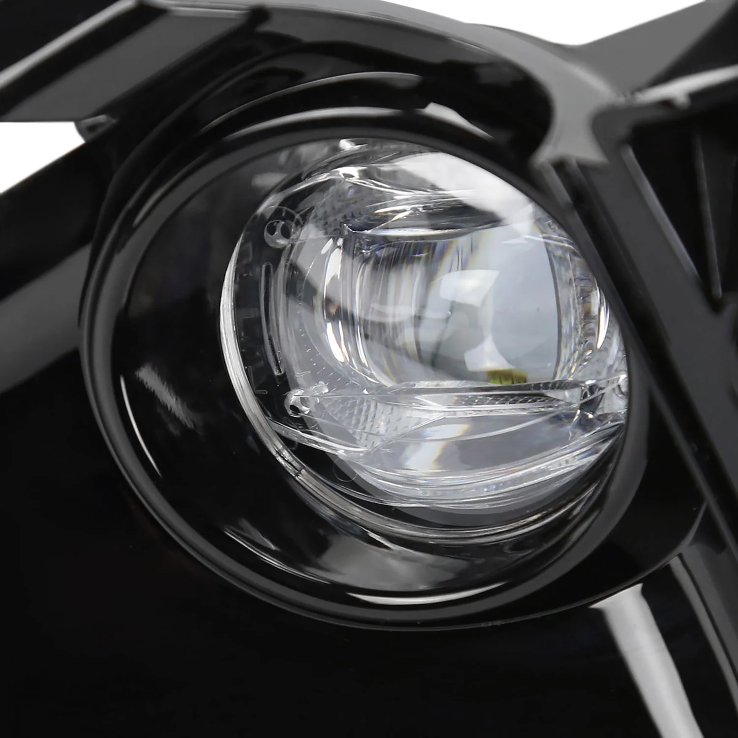 2019-2021 Toyota Corolla Hatchback LED Fog Lights Kit Chrome/Clear Lens - Image 3
