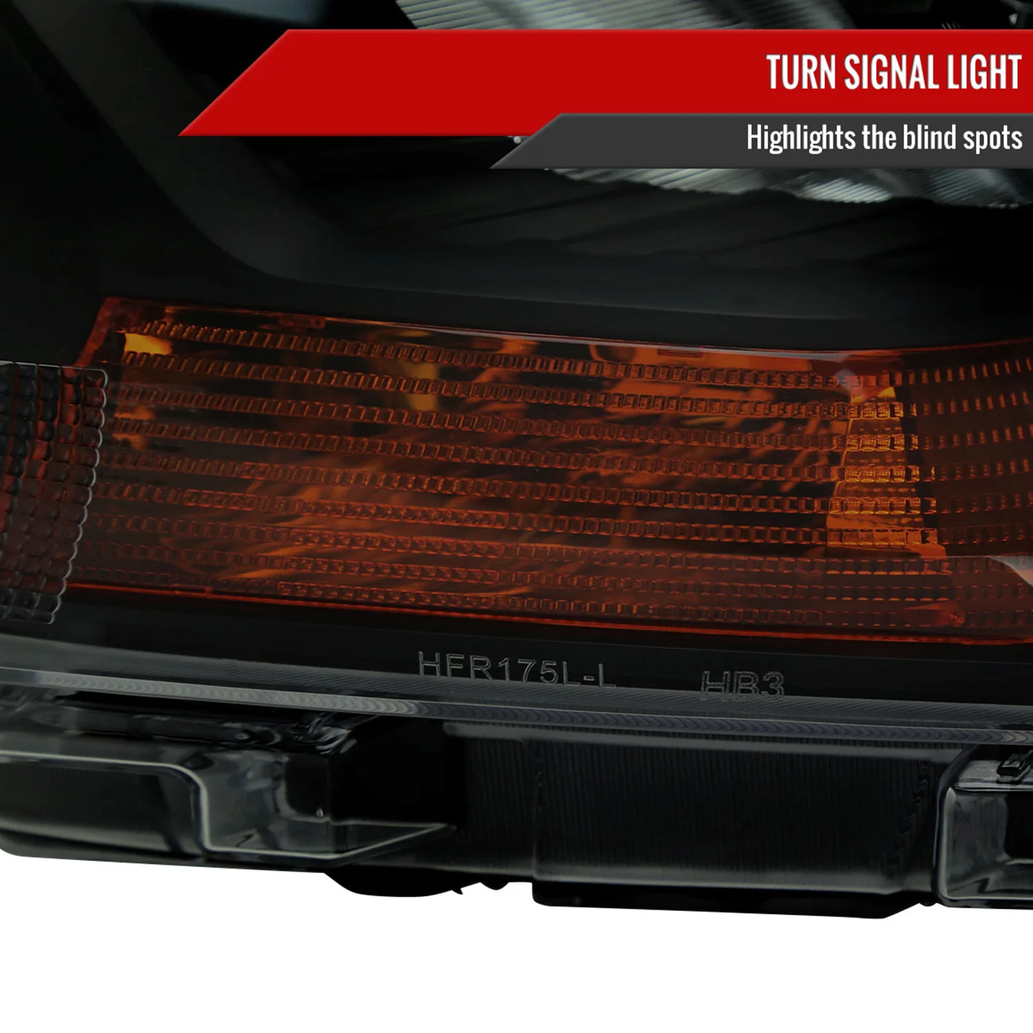 2019-2022 Ford Ranger XL/XLT Factory Halogen Headlights Glossy Black/Smoke - Image 5
