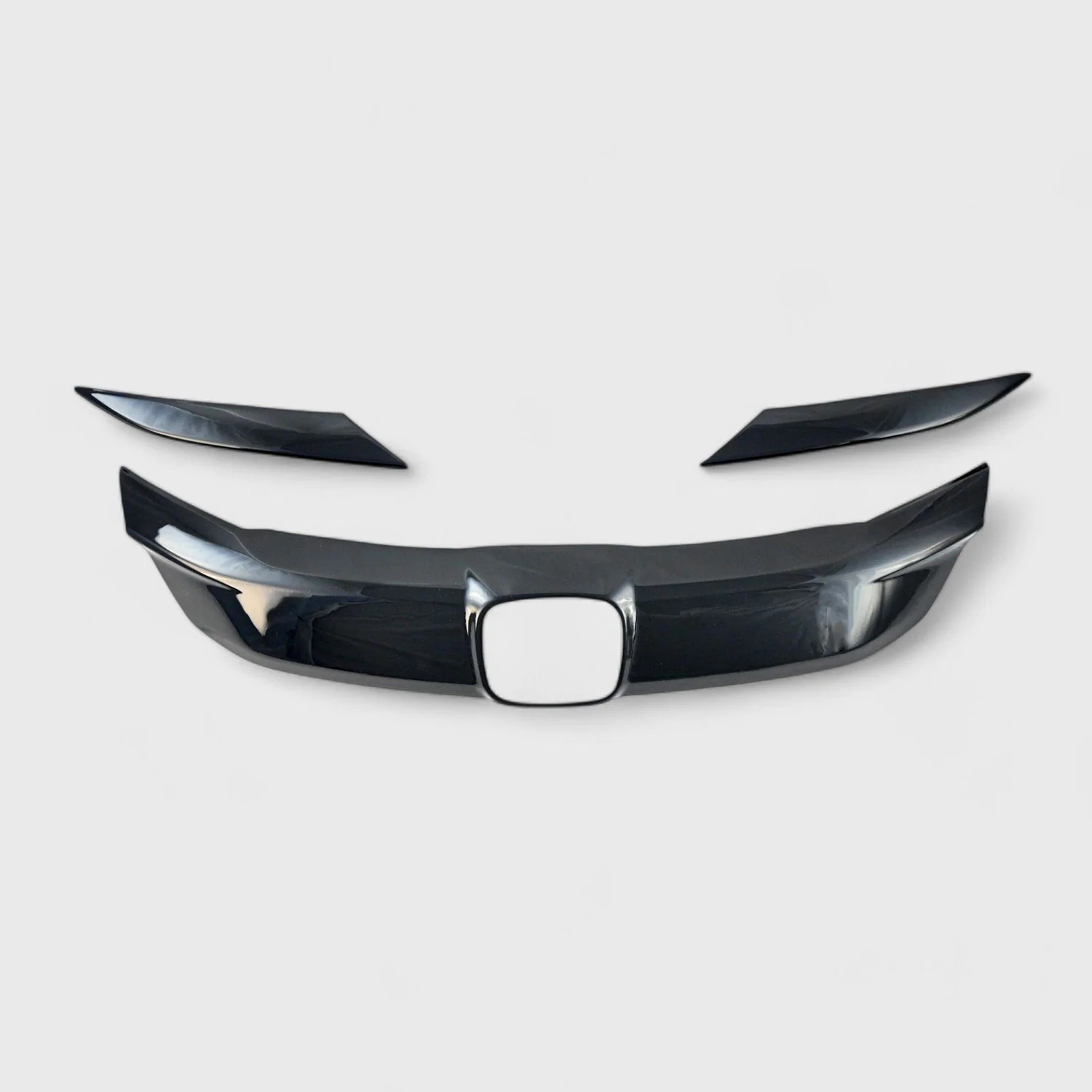 2019-2022 Honda HR-V Grille Overlay Gloss Black 3Pcs ABS Plastic