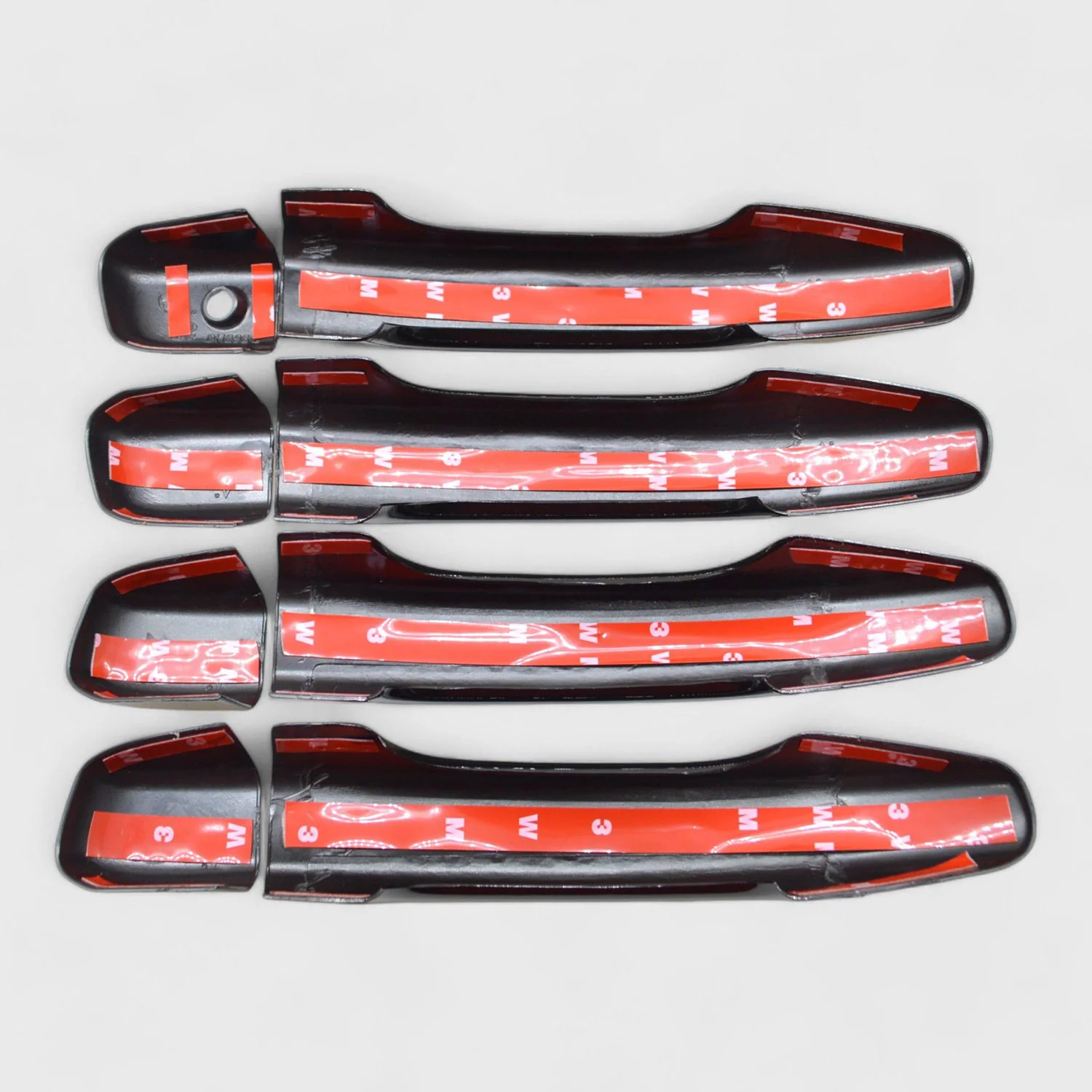 2019-2022 Honda Insight Door Handle Cover Gloss Black 8Pcs ABS Plastic - Image 3