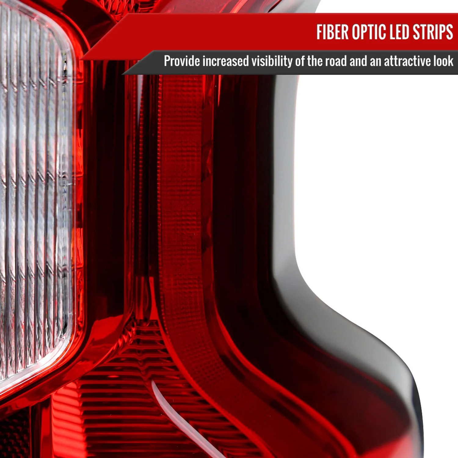 2019-2023 Chevy Silverado 1500 /2500HD/3500HD LED Tail Lights Chrome/Red - Image 4