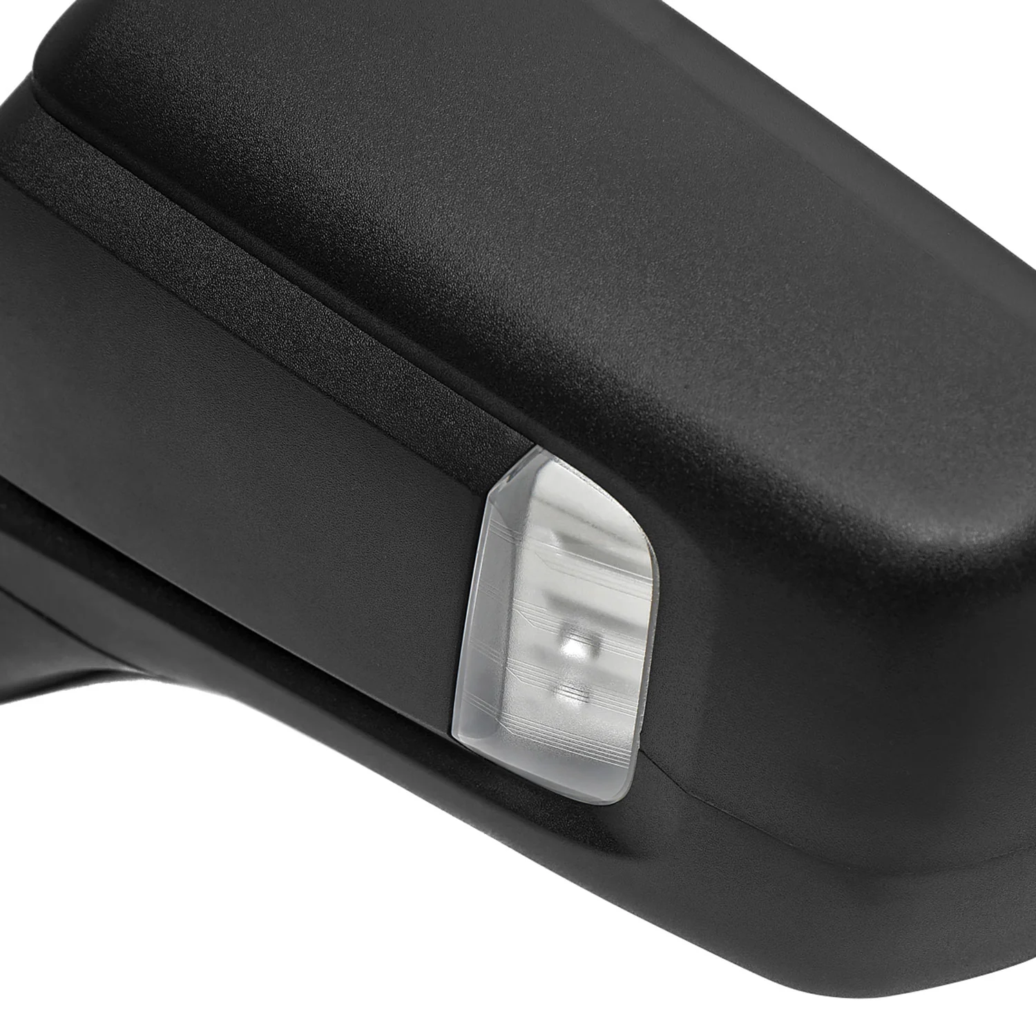 2019-2024 Chevy Silverado 1500 Black Manual Fold & Heated Side Mirror Driver - Image 6