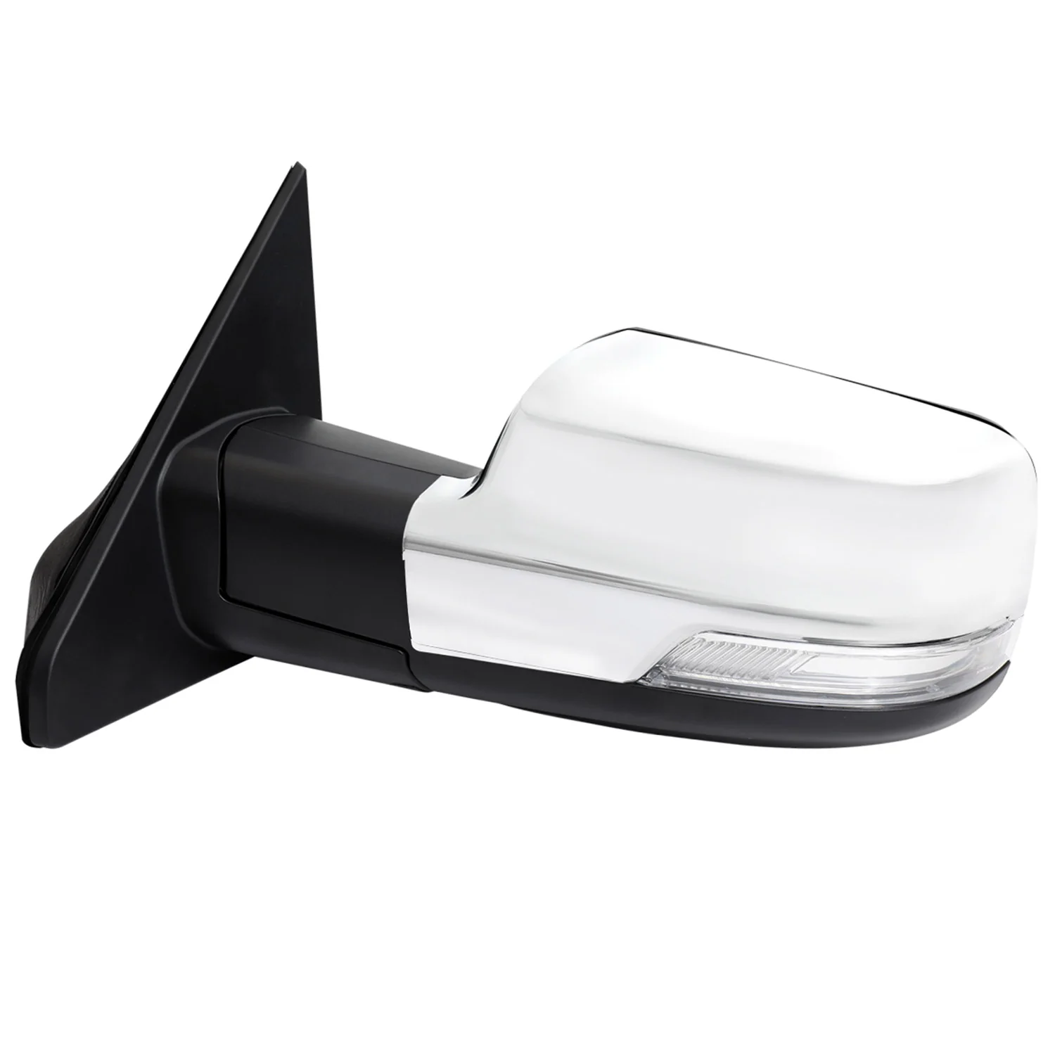 2019-2024 Dodge RAM 1500 Chrome Manual Fold & Heated Side Mirror Driver
