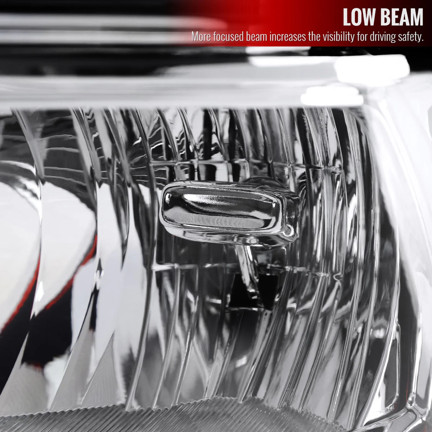 2019-2024 Dodge RAM 2500/3500/4500/5500 Factory Style Headlights Chrome/Clear - Image 2